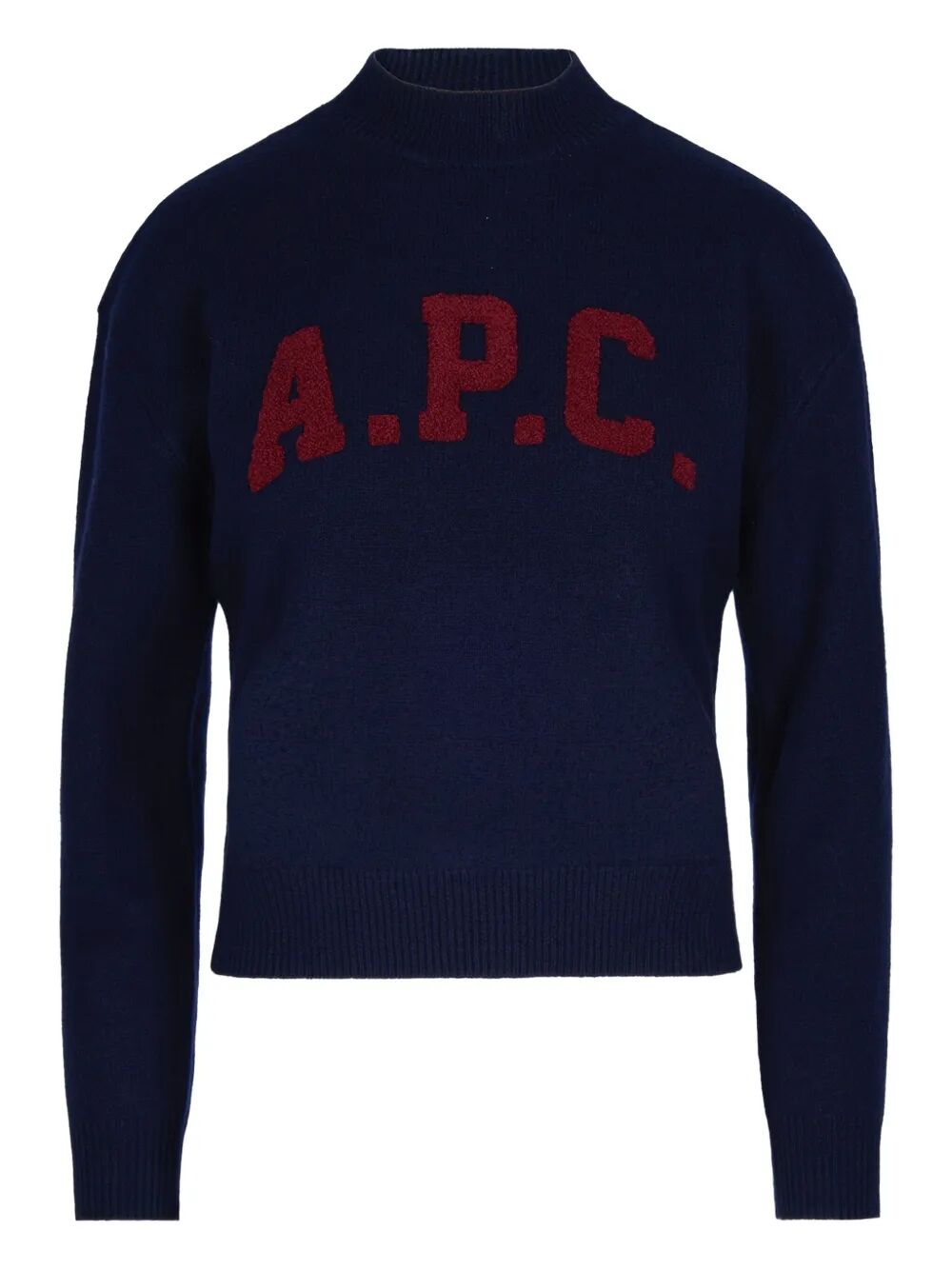 A.P.C. Women's College Logo Wool Sweater