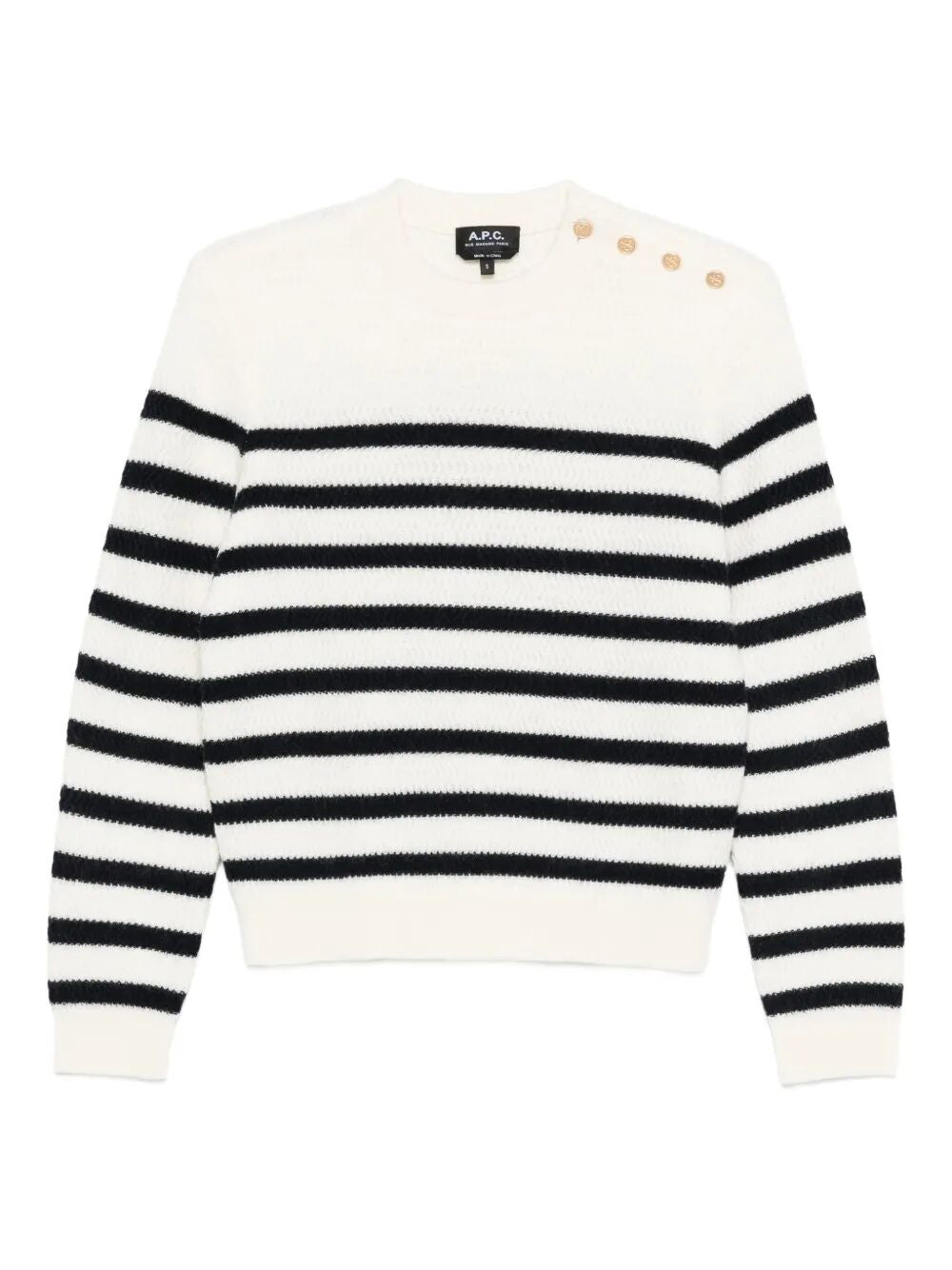 A.P.C. Striped Wool Jumper for Women