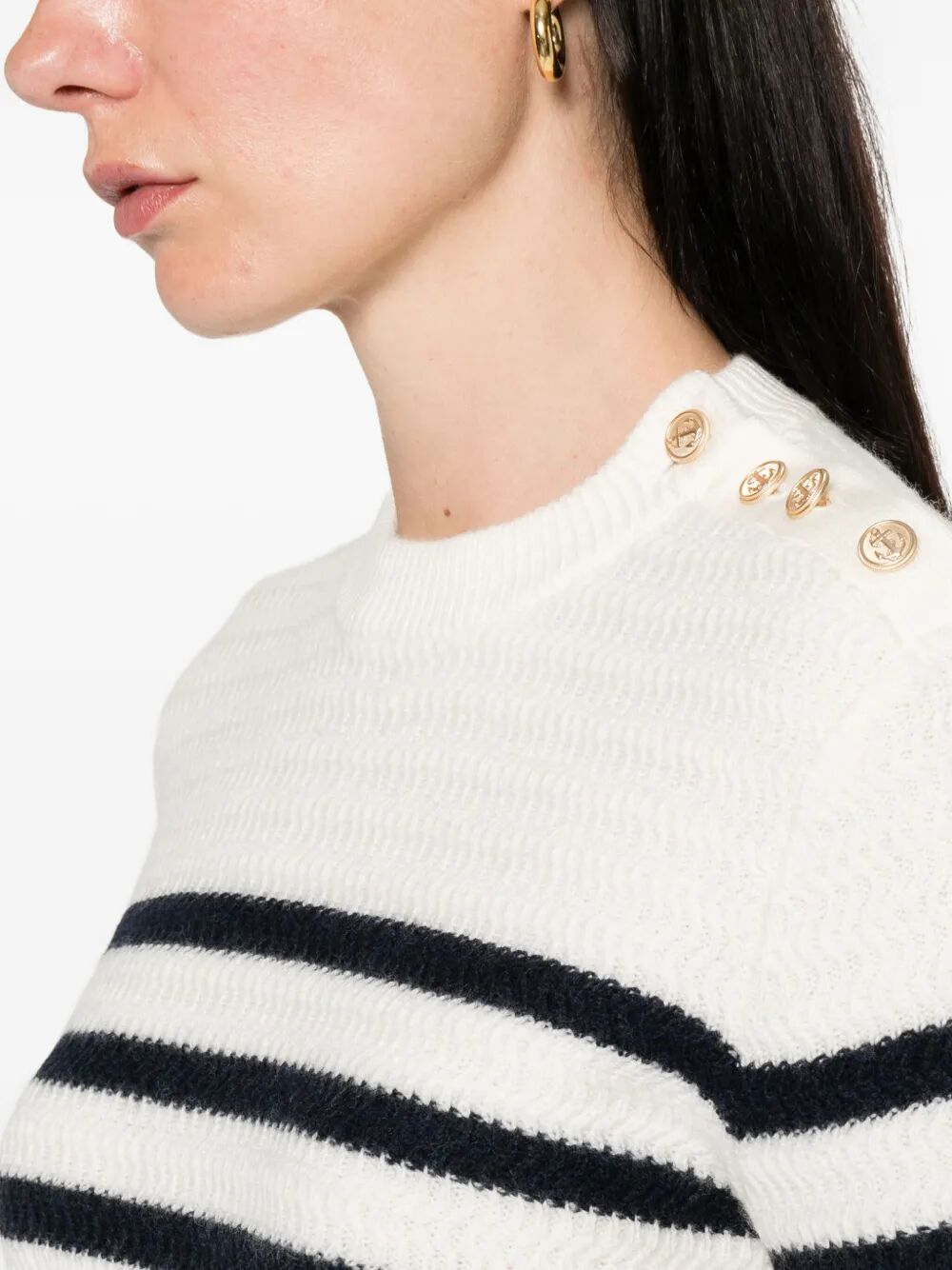 A.P.C. Striped Wool Jumper for Women