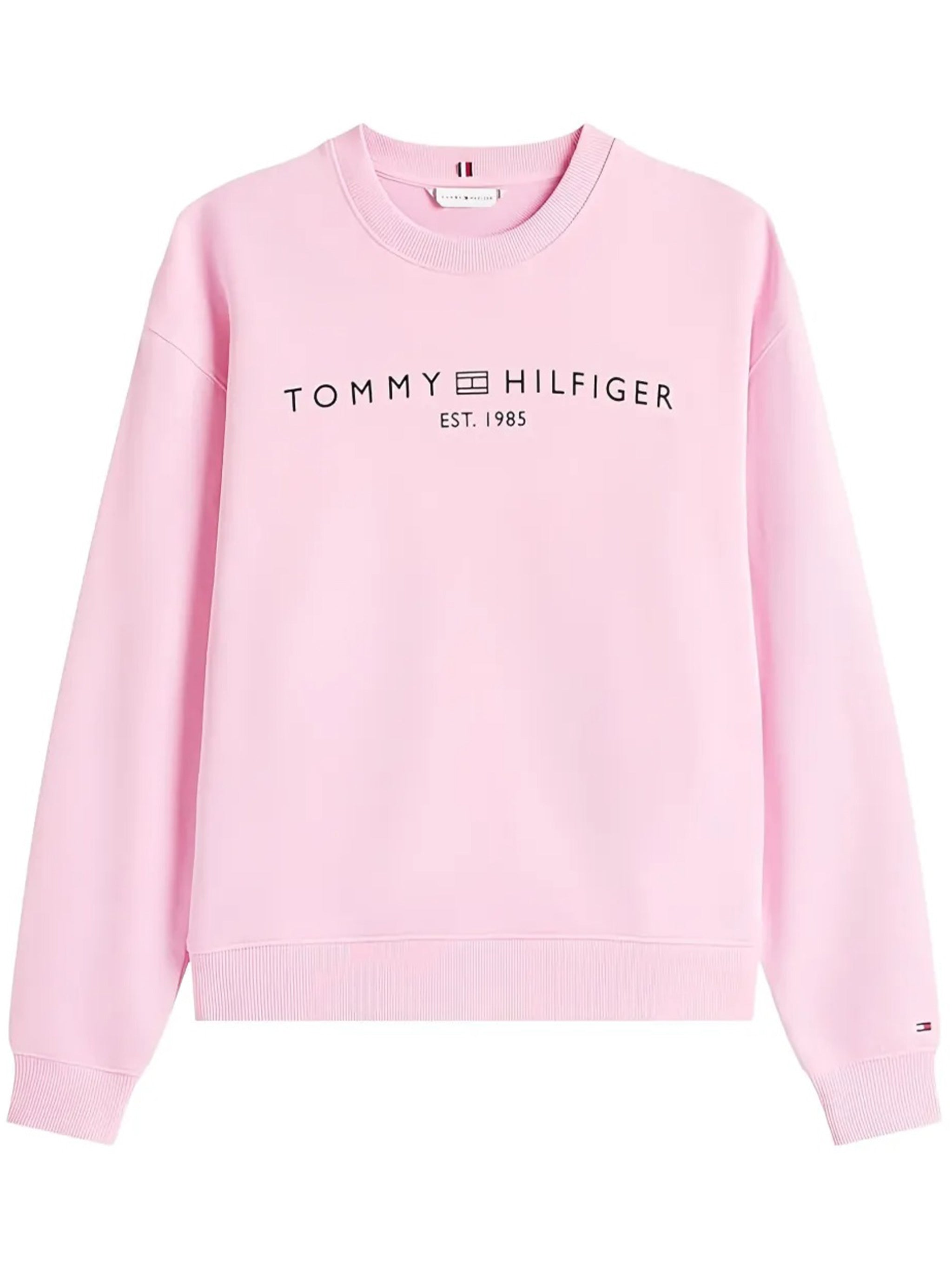 TOMMY HILFIGER Logo Crewneck Sweatshirt for Women
