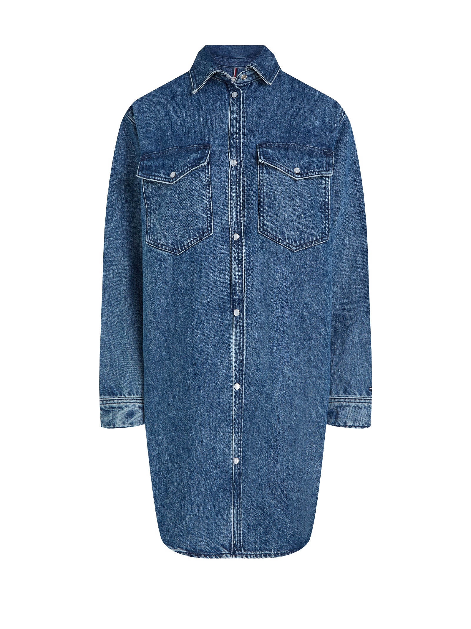 TOMMY HILFIGER Women’s Long Denim Shirt Dress