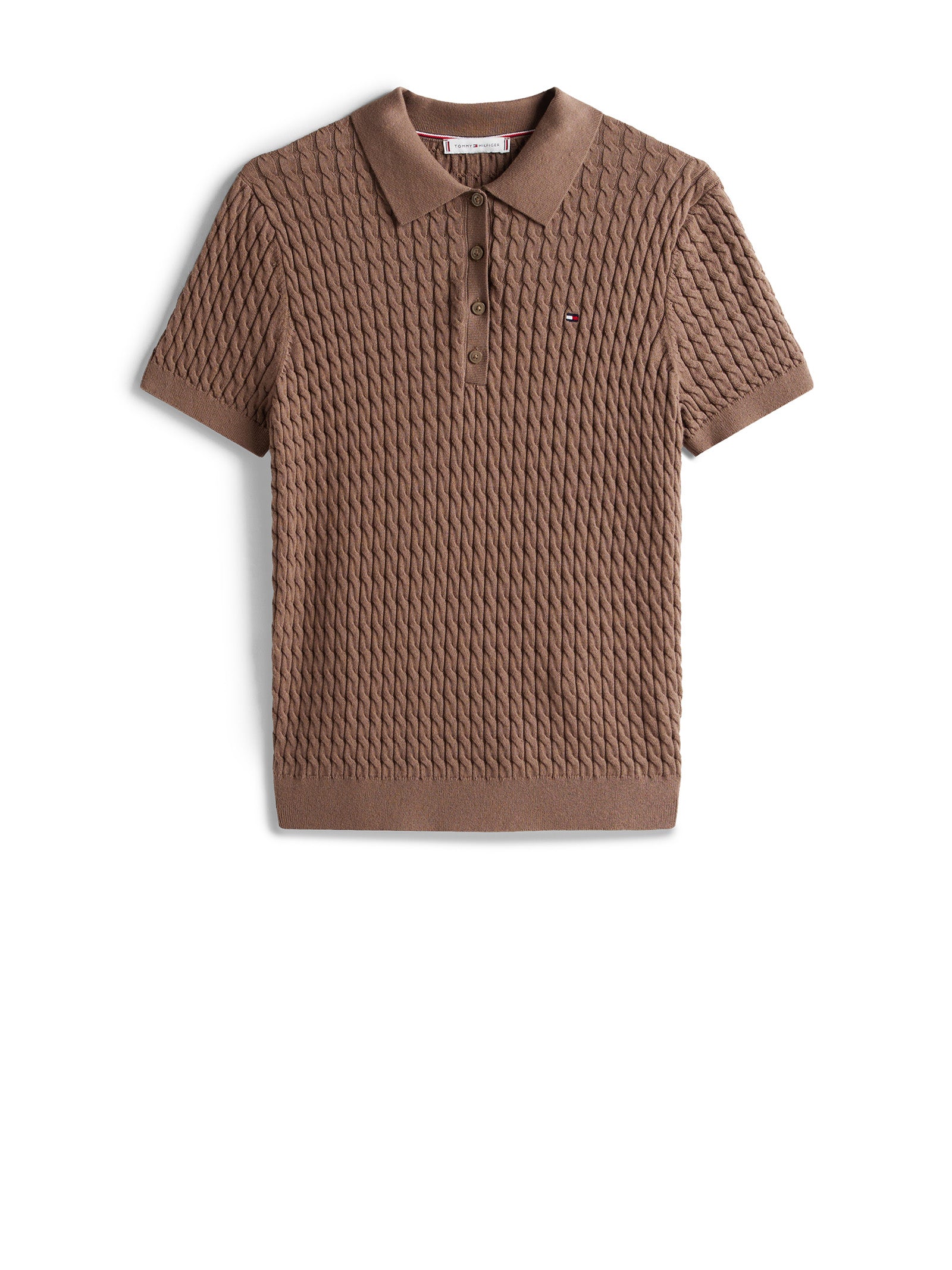 TOMMY HILFIGER Woven Polo T-Shirt for Women - FW25 Collection
