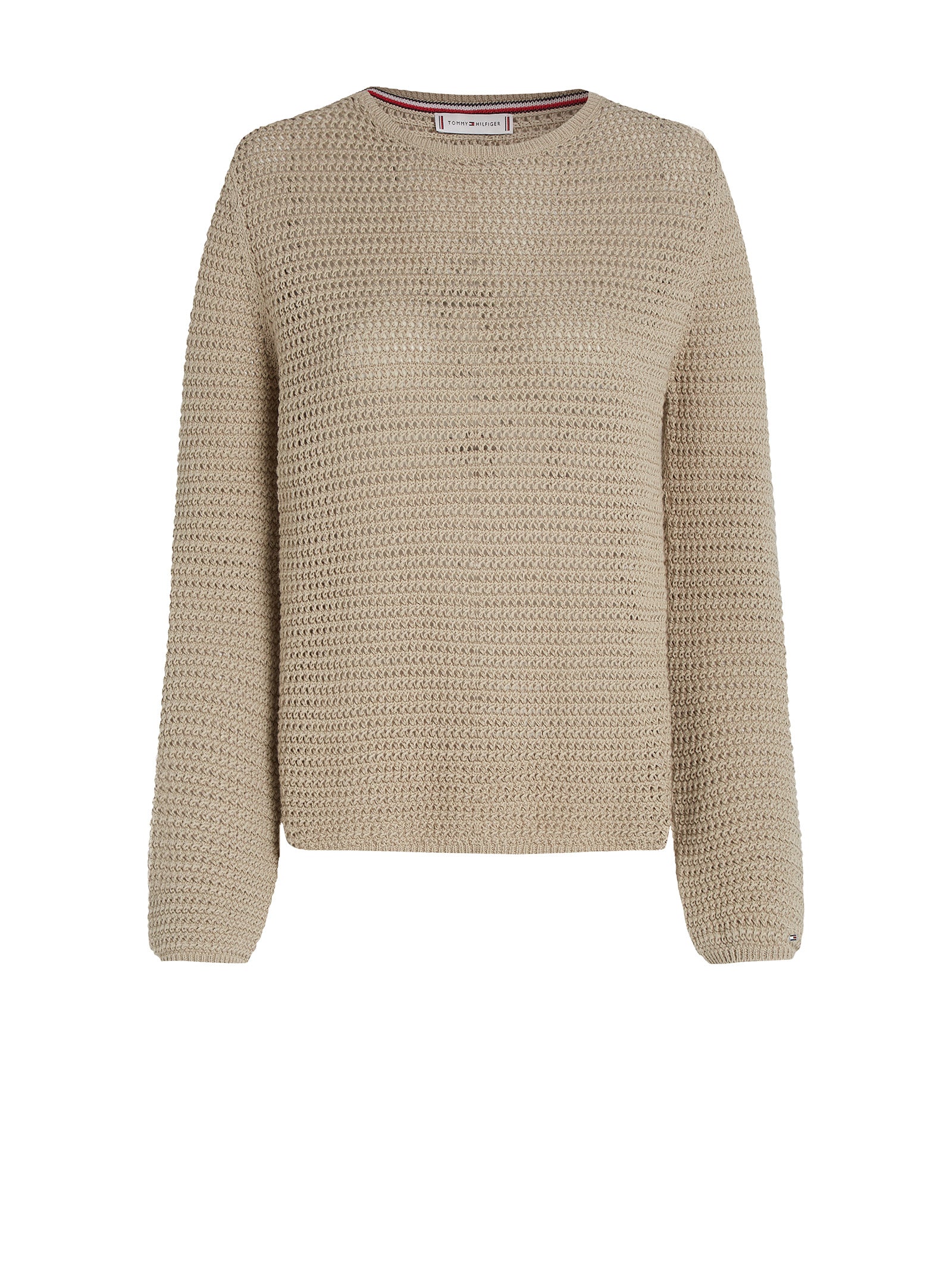 TOMMY HILFIGER Crochet Crewneck Sweater for Women
