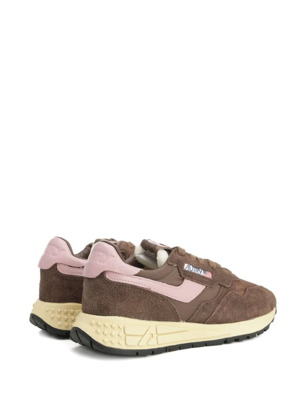 AUTRY Low Top Sneaker in Nylon Suede and Leather