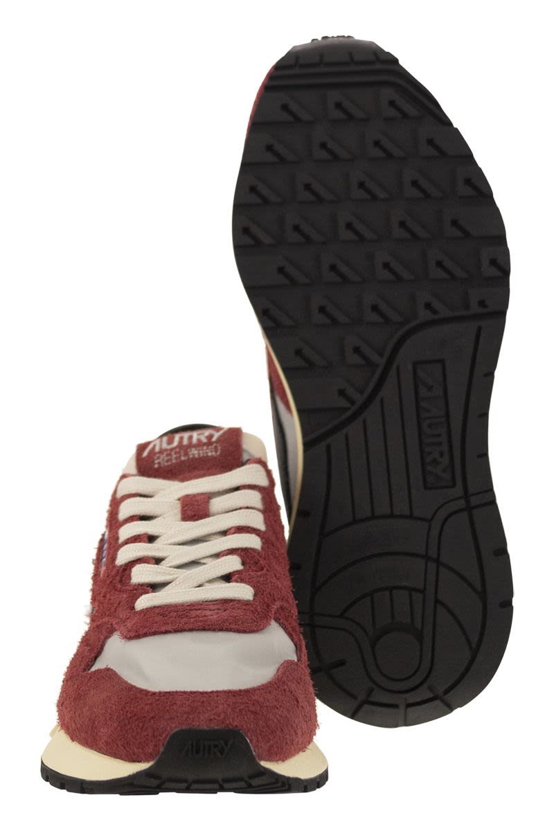 AUTRY Reelwind Suede and Technical Textile Trainer - 2 / 3.3 cm Sole Height