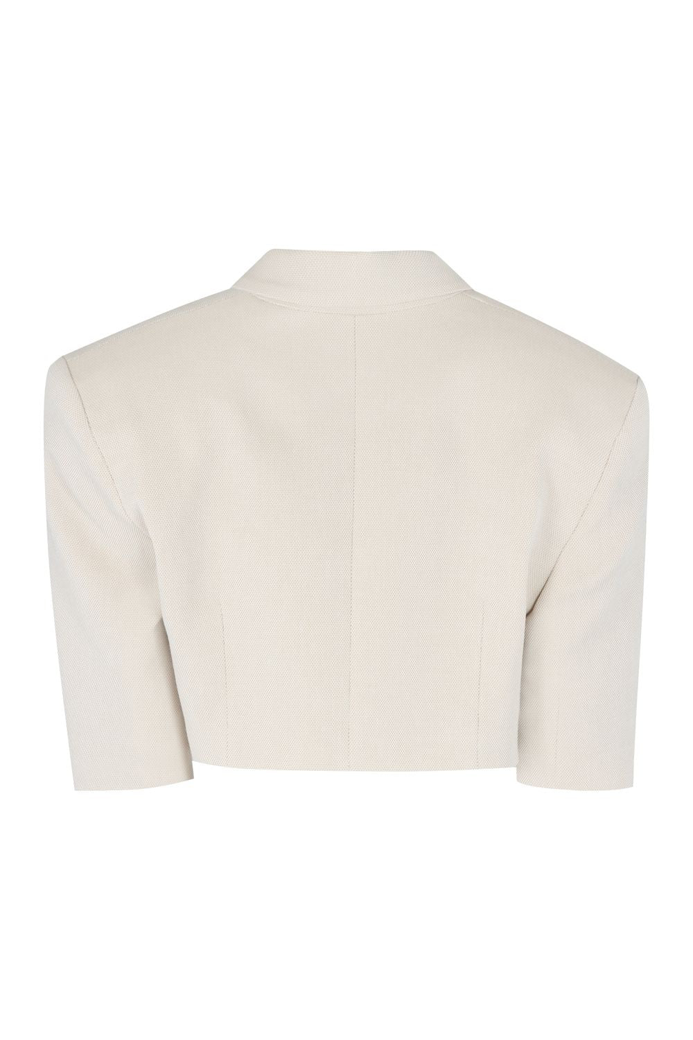 THE MANNEI Single-Breasted One Button Mini Jacket