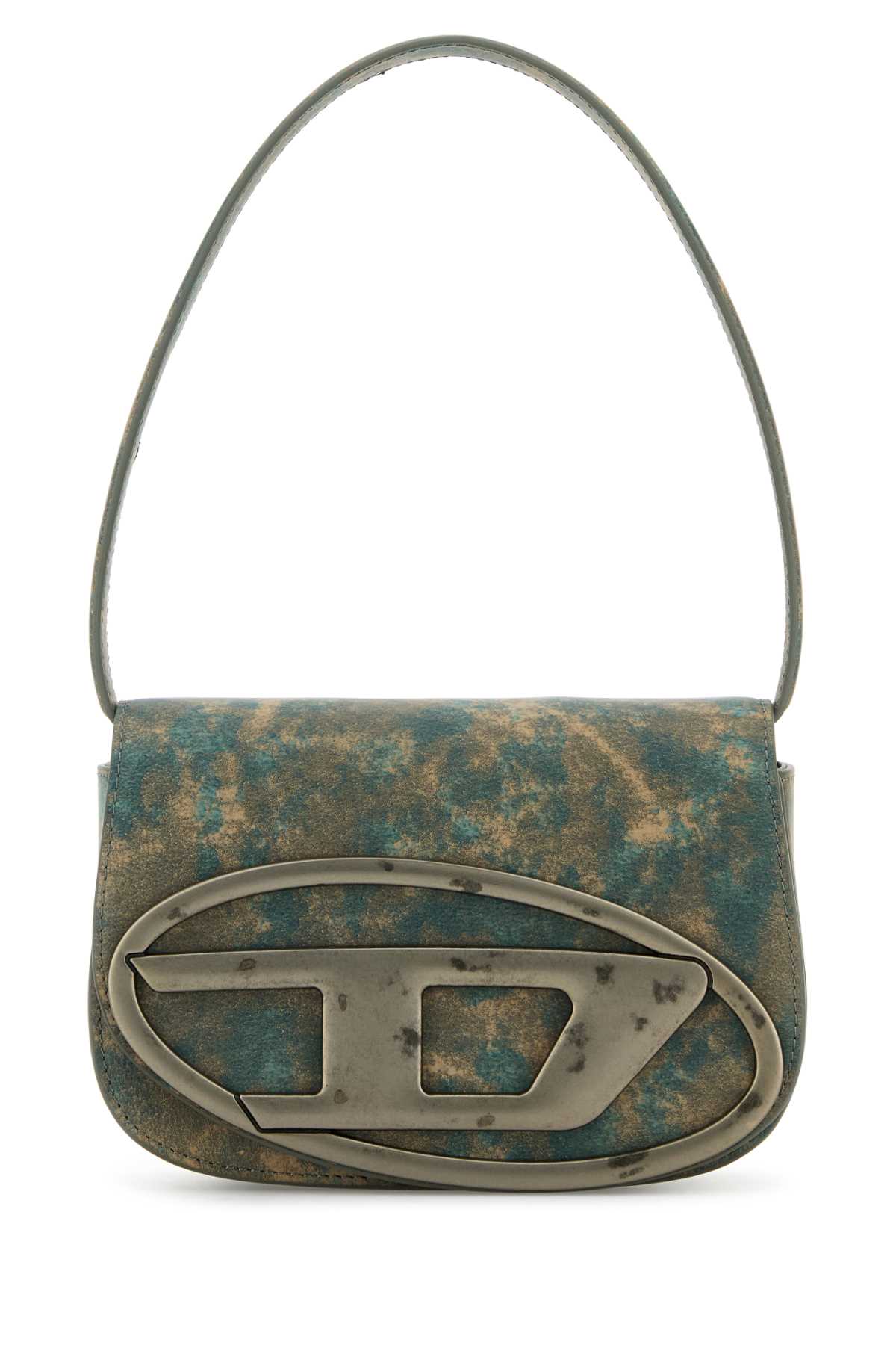 DIESEL Printed Synthetic Leather Mini Shoulder Handbag