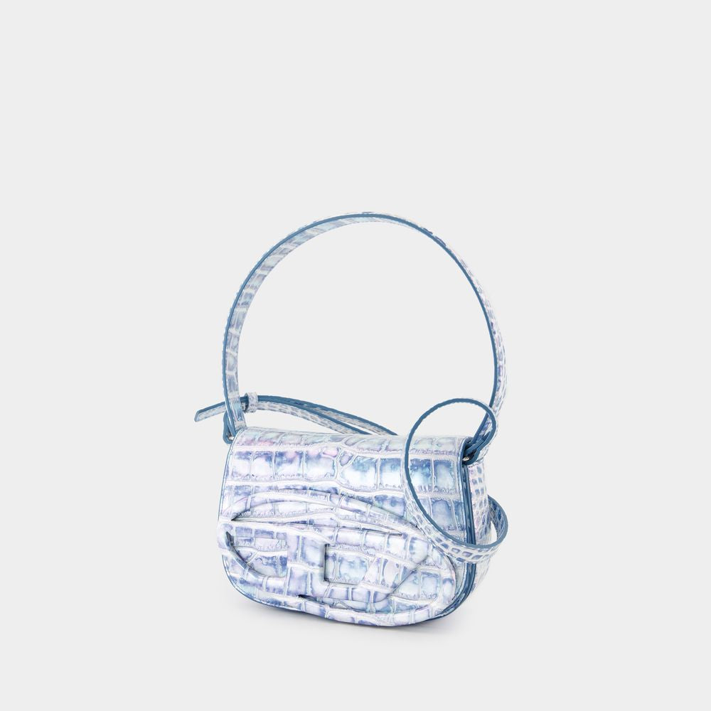 DIESEL Mini Shoulder Handbag with Coconut Effect