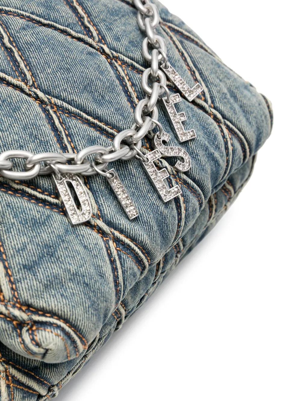 DIESEL Mini Denim Shoulder Handbag