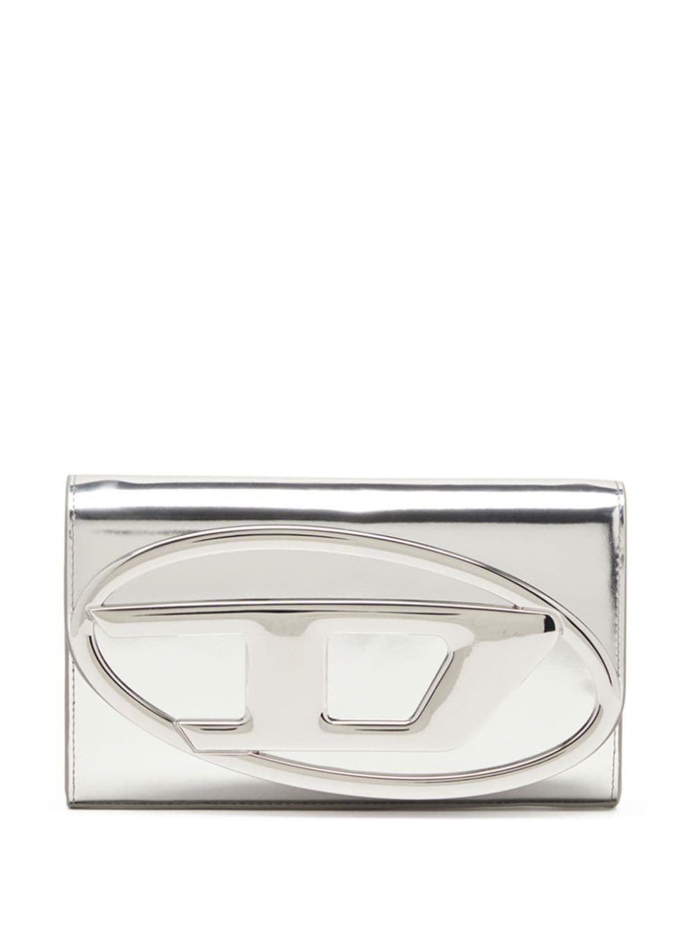 DIESEL Mini Shoulder Handbag with Mirrored Finish