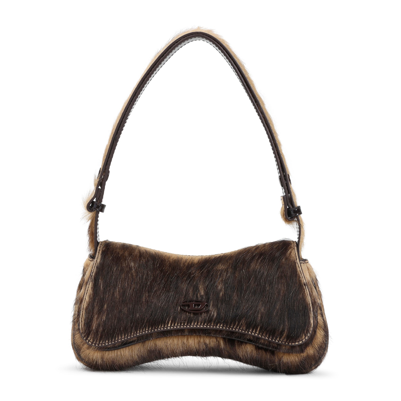 DIESEL Leather Play Clutch Handbag