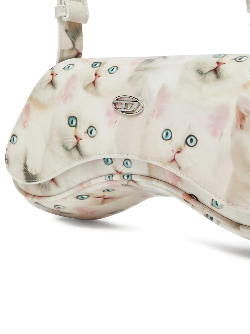 DIESEL Cat Print Crossbody Mini Bag for Women