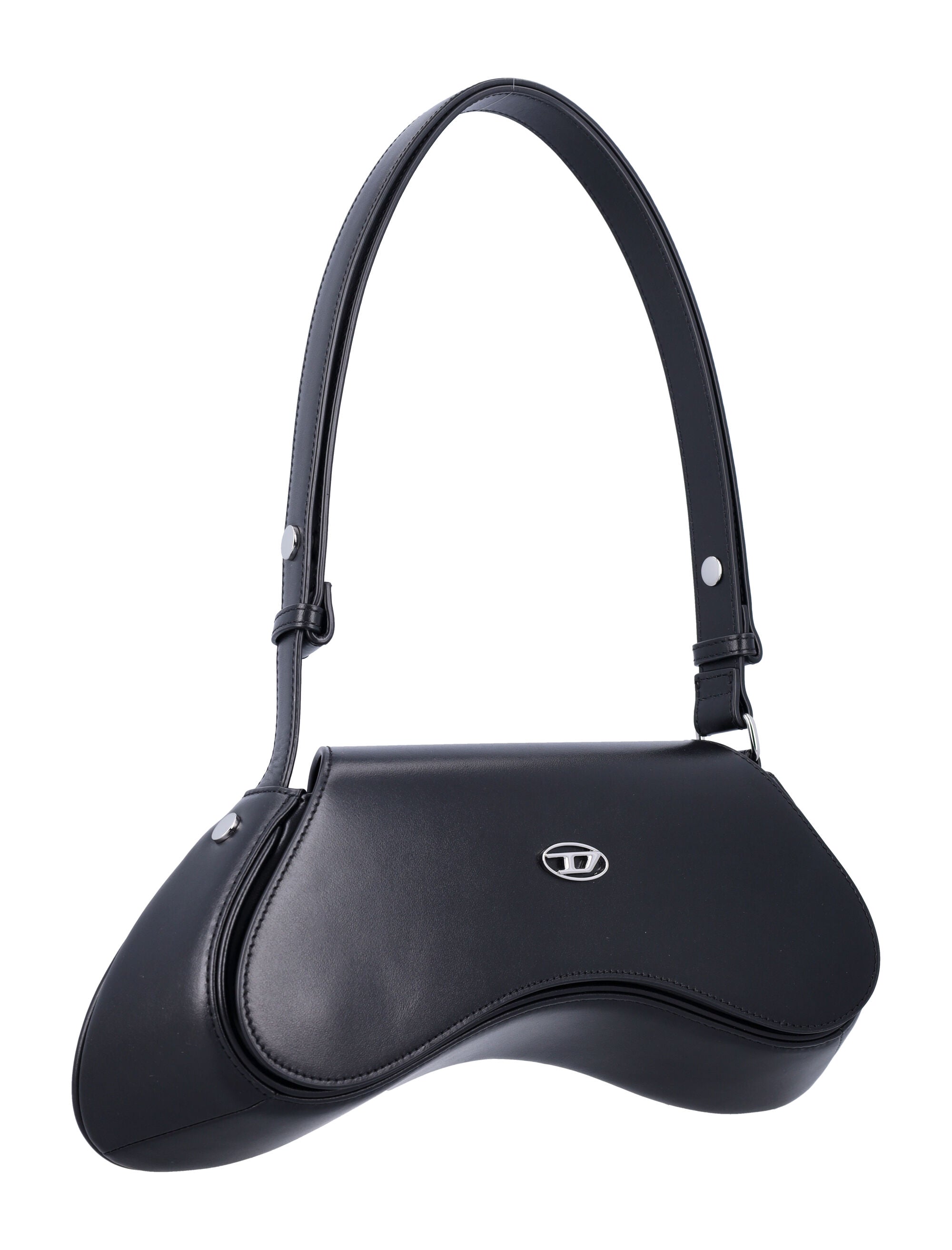 DIESEL Foldover Top Shoulder Handbag for Women