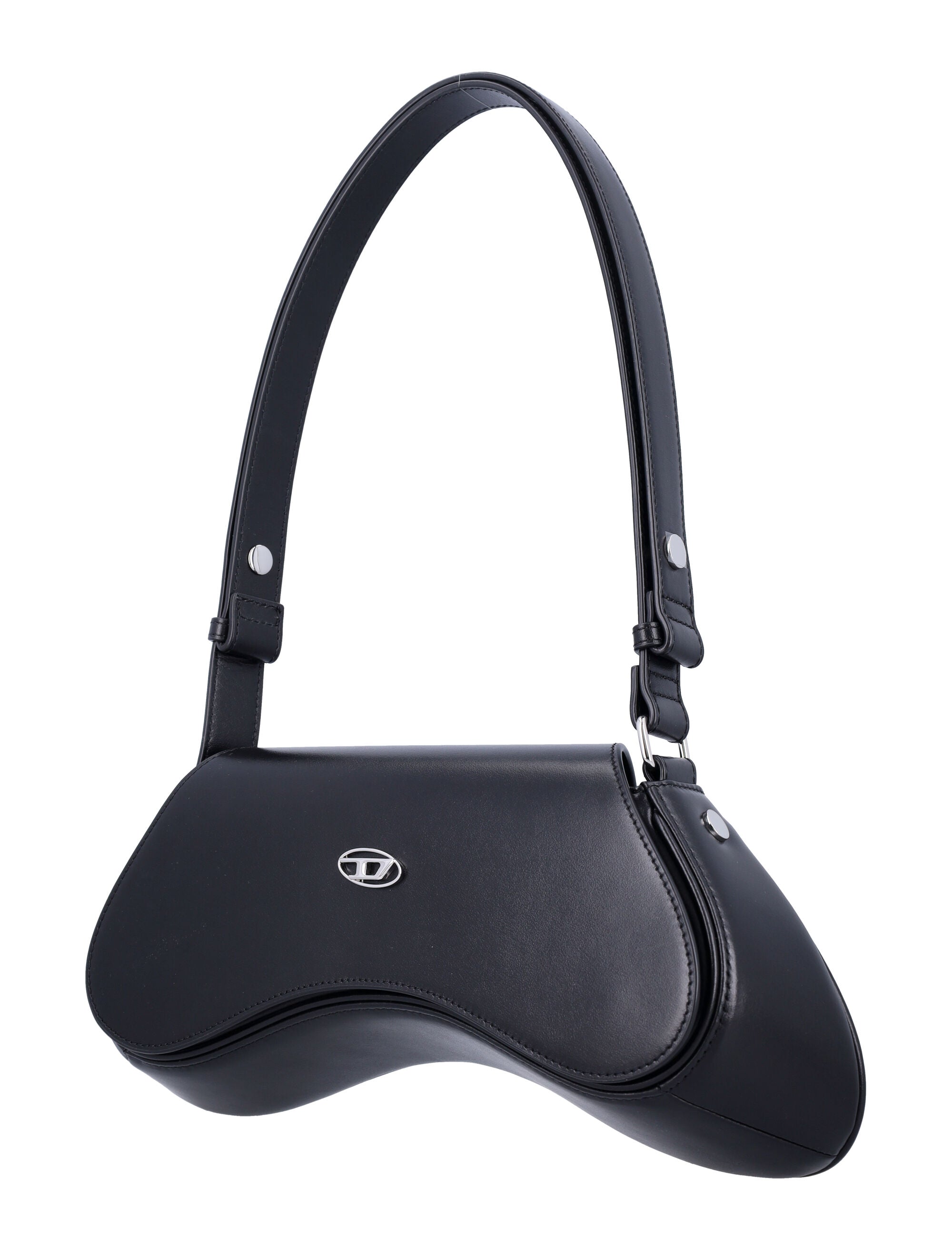 DIESEL Foldover Top Shoulder Handbag for Women