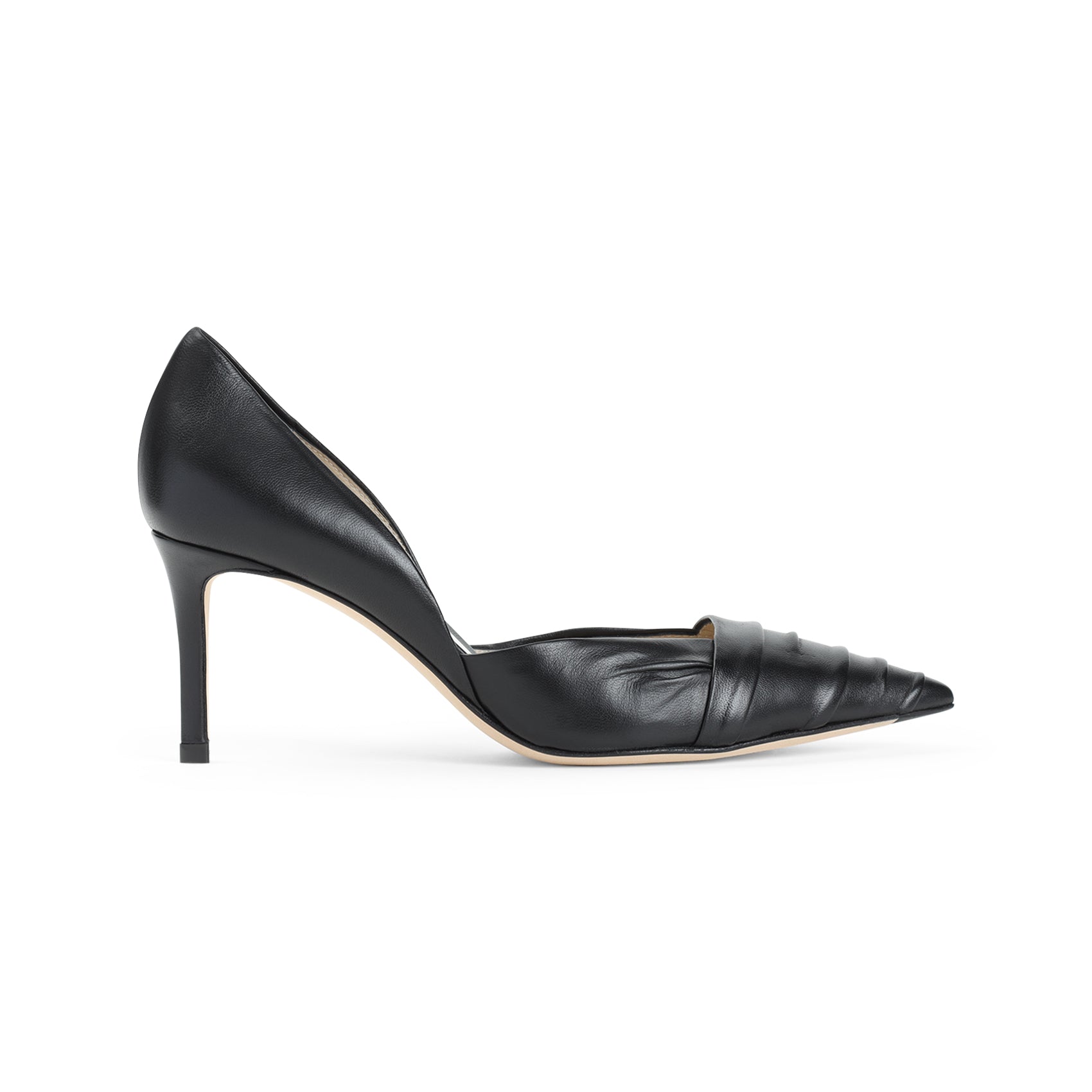 GIORGIO ARMANI Lamb Leather Pumps with 7cm Heel Height