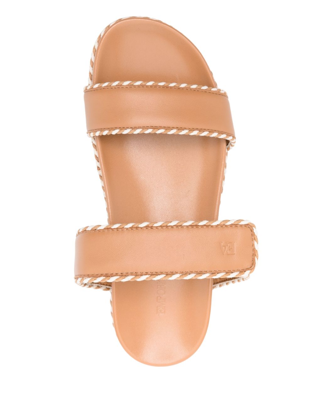 E'CLAT 100% Leather Sandals with Rubber Sole
