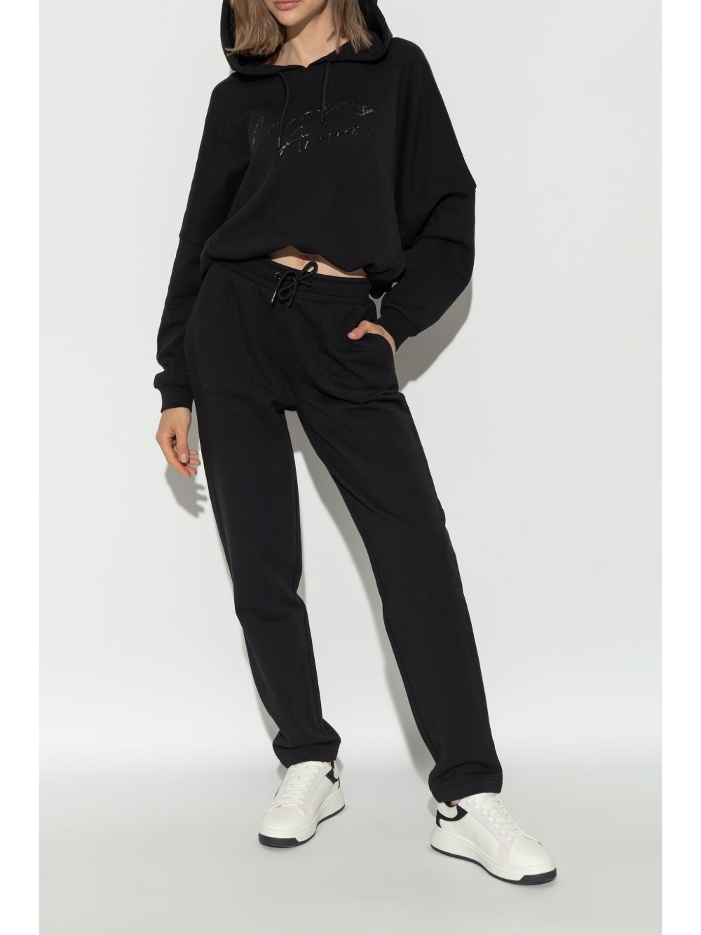 E'CLAT Grained Leather Women’s Sneakers with Chunky Sole