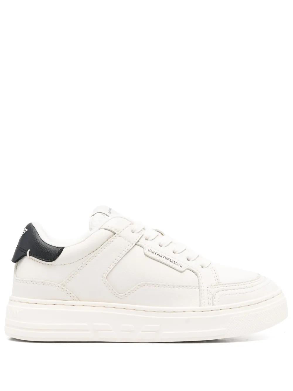 EMPORIO ARMANI Women’s Classic Leather Sneakers