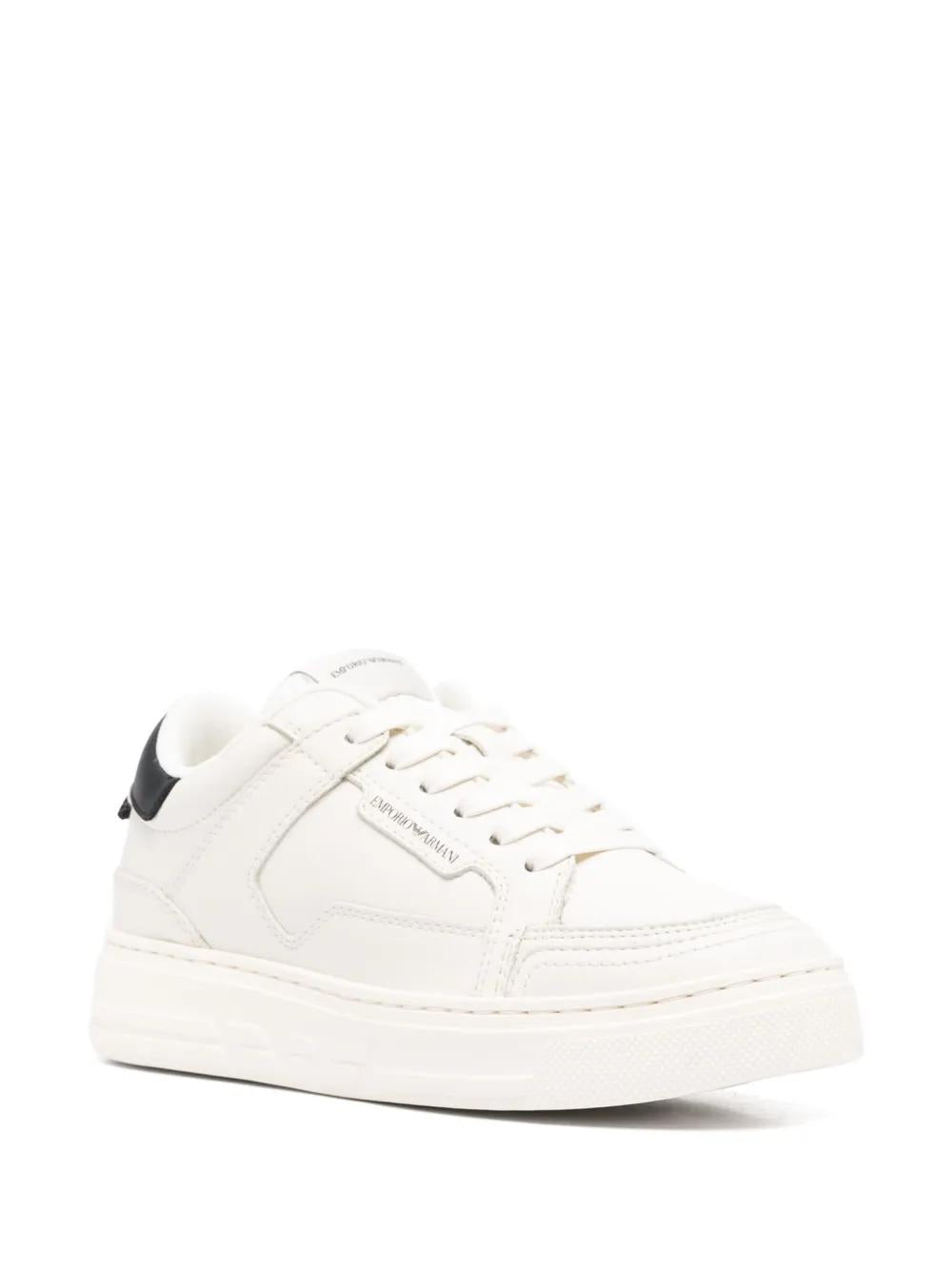 EMPORIO ARMANI Women’s Classic Leather Sneakers