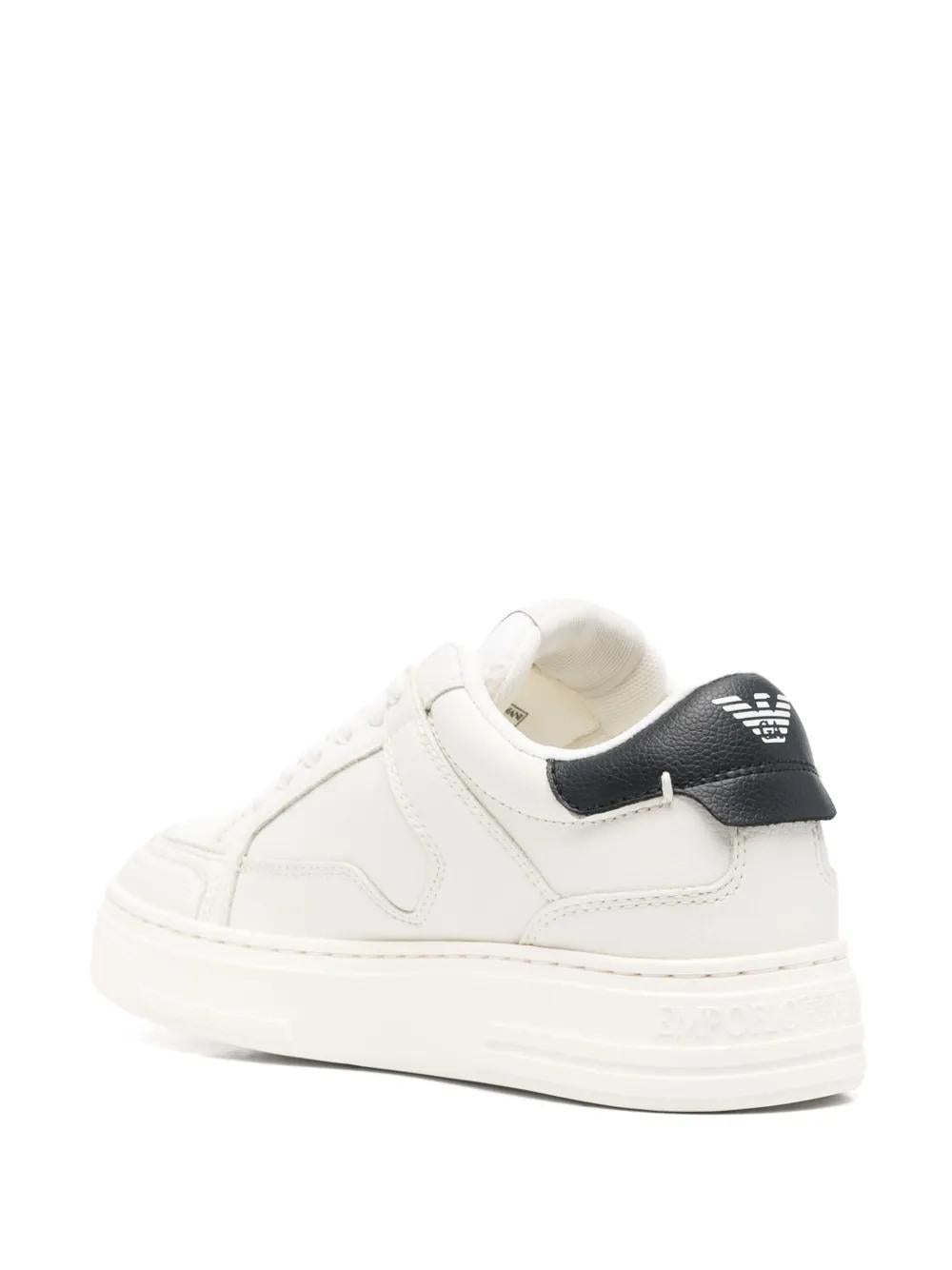 EMPORIO ARMANI Women’s Classic Leather Sneakers