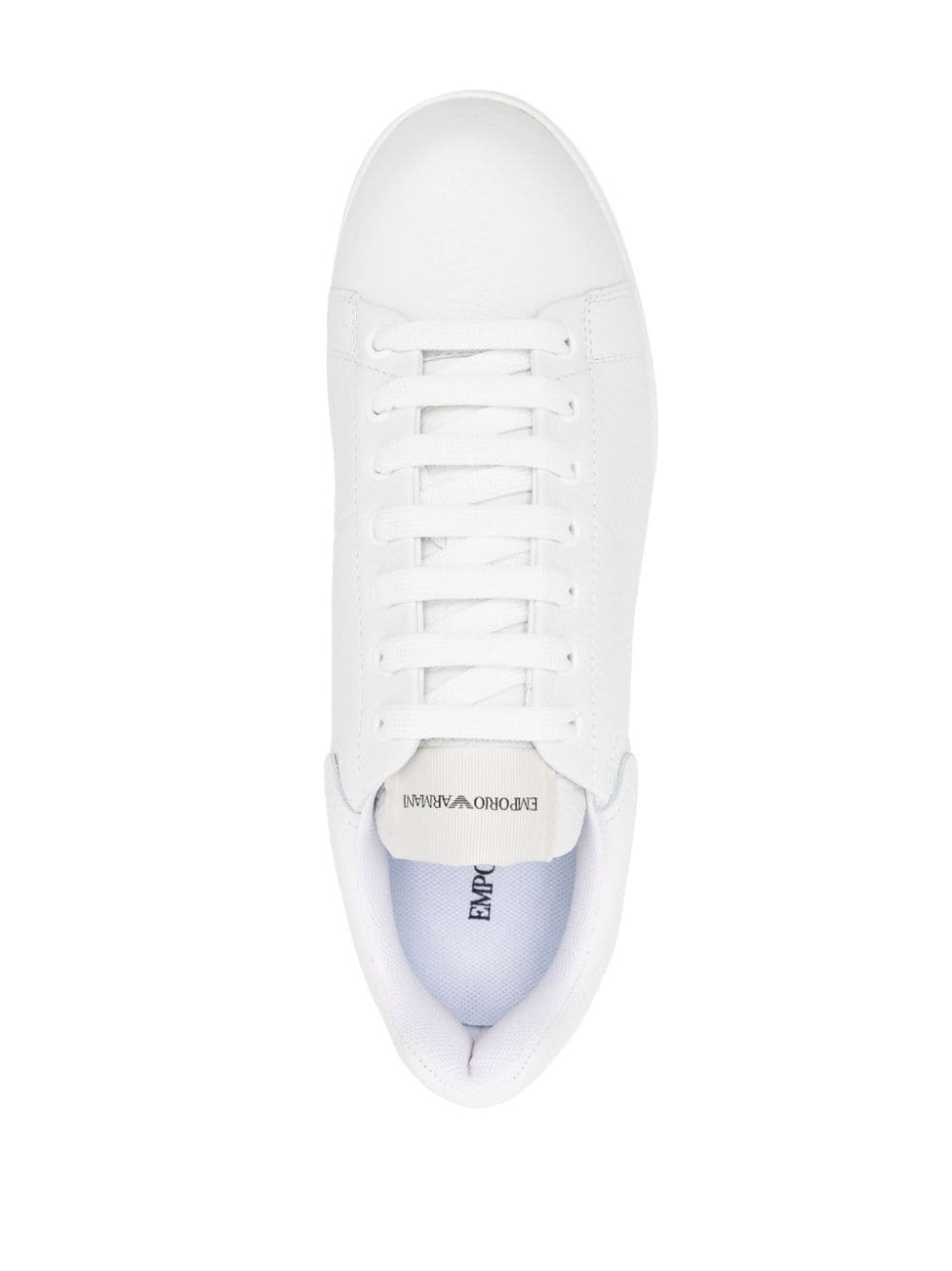 EMPORIO ARMANI Men's Leather Low-Top Sneakers