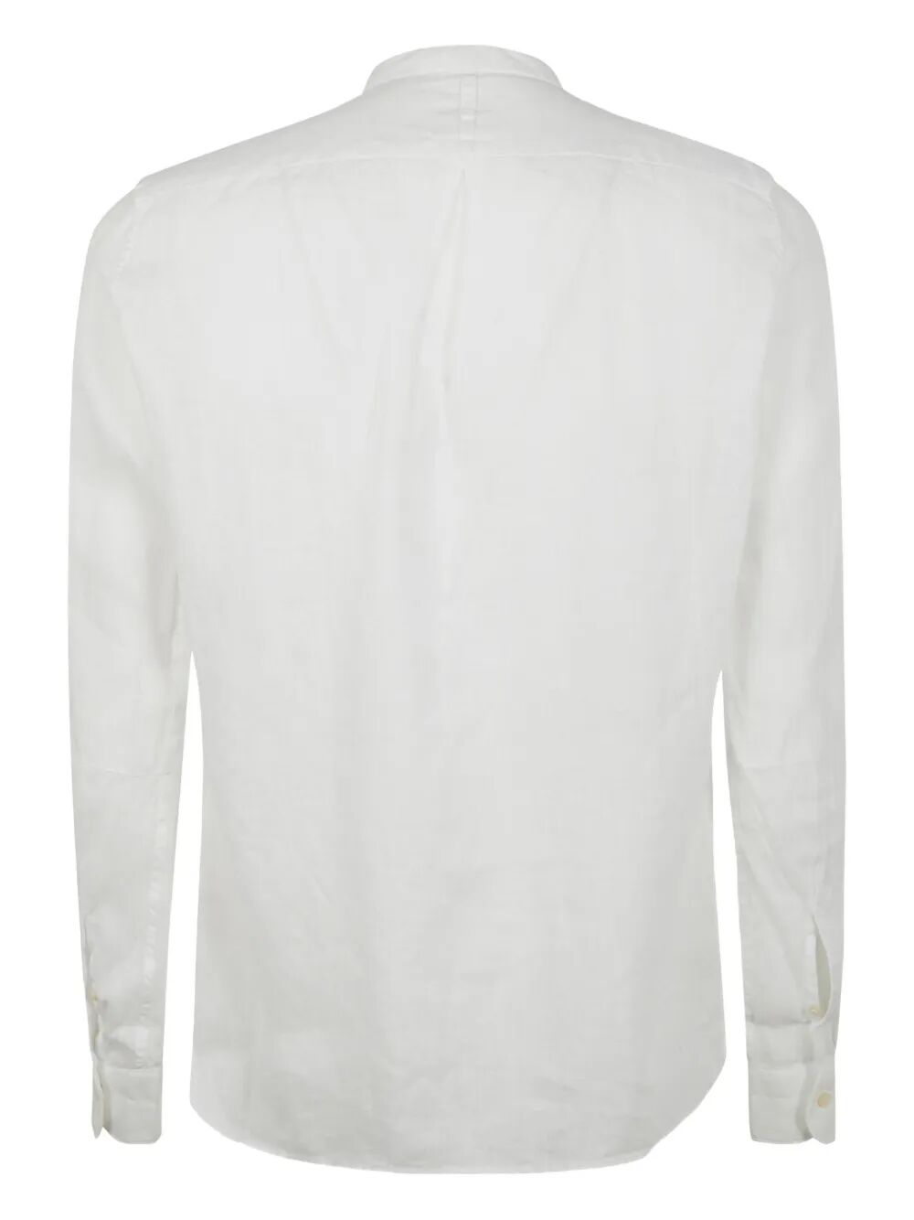 TINTORIA MATTEI Men's Guru Neck Linen Shirt