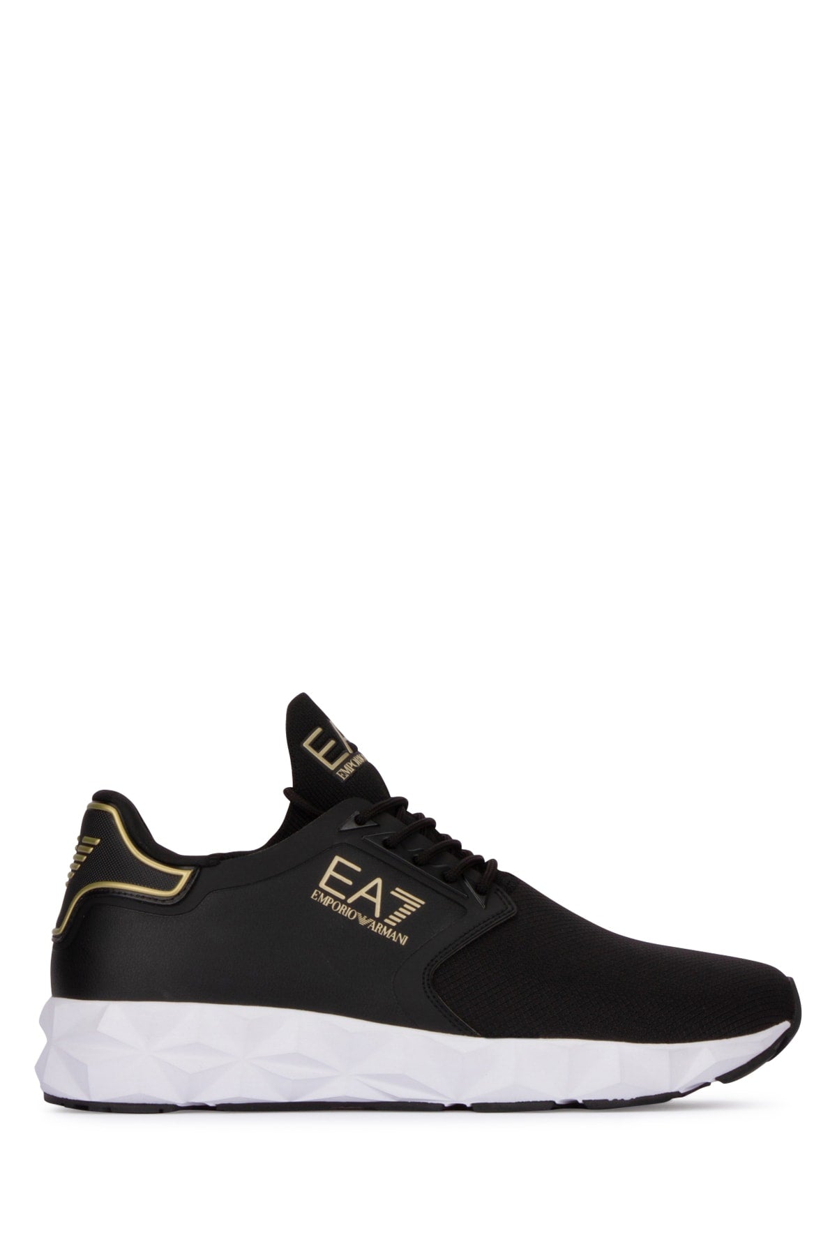 EA7 Lace Up Contrast Sole Sneakers
