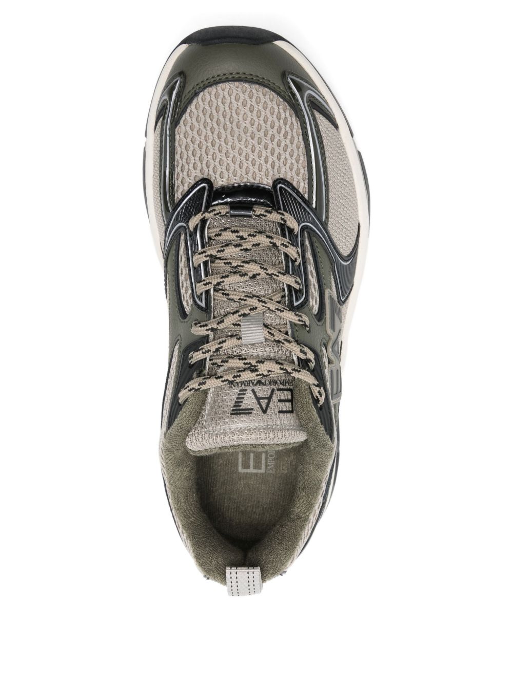 EA7 Panelled Lace-Up Sneaker