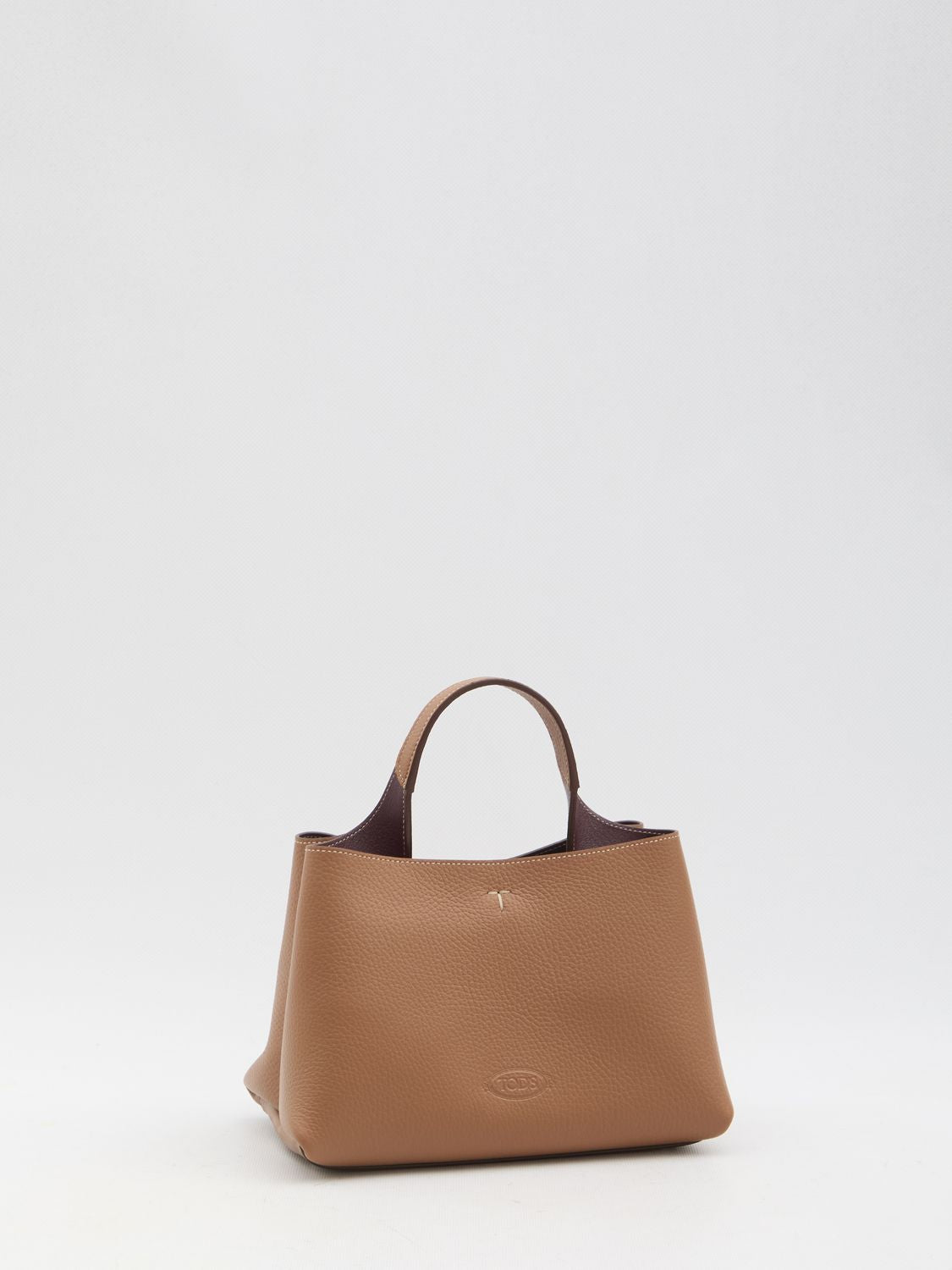 TOD'S Micro Leather Shopping Handbag