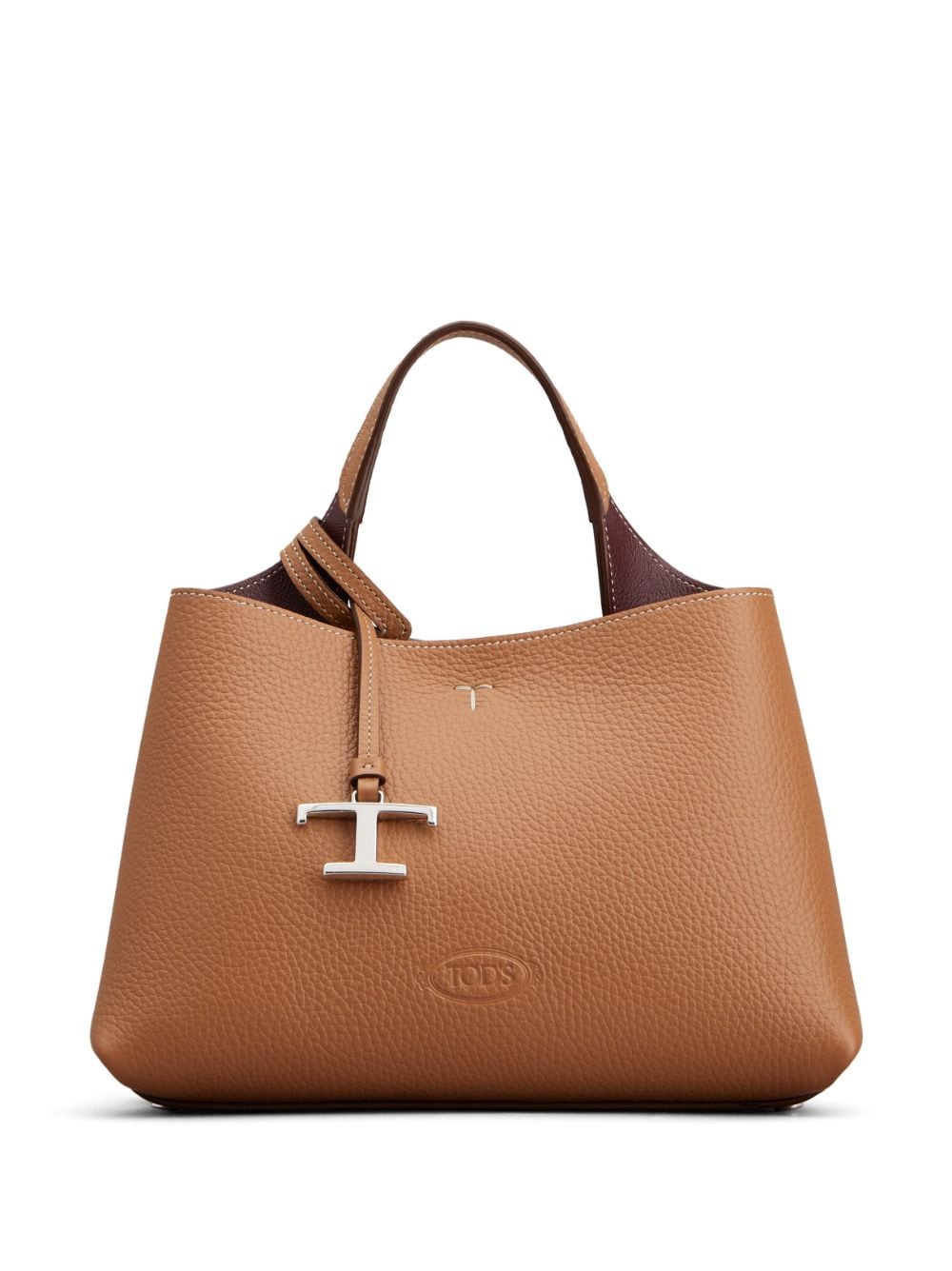 TOD'S Micro Leather Shopping Handbag
