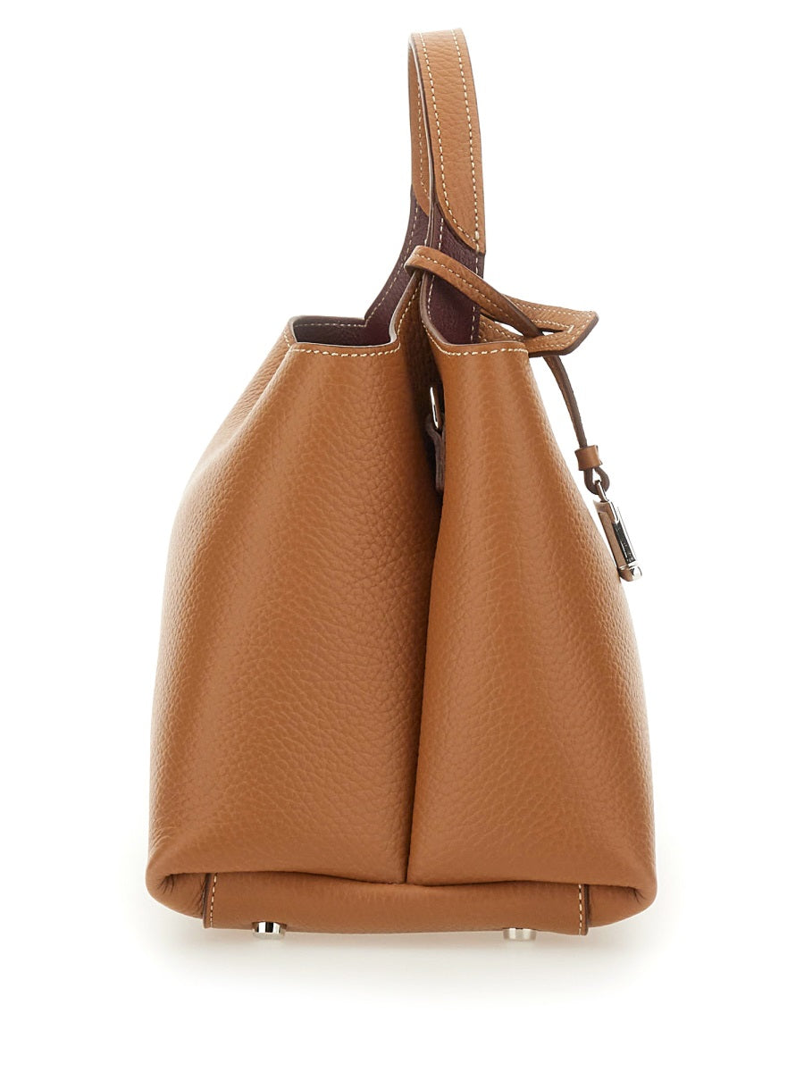 TOD'S Micro Leather Shopping Handbag