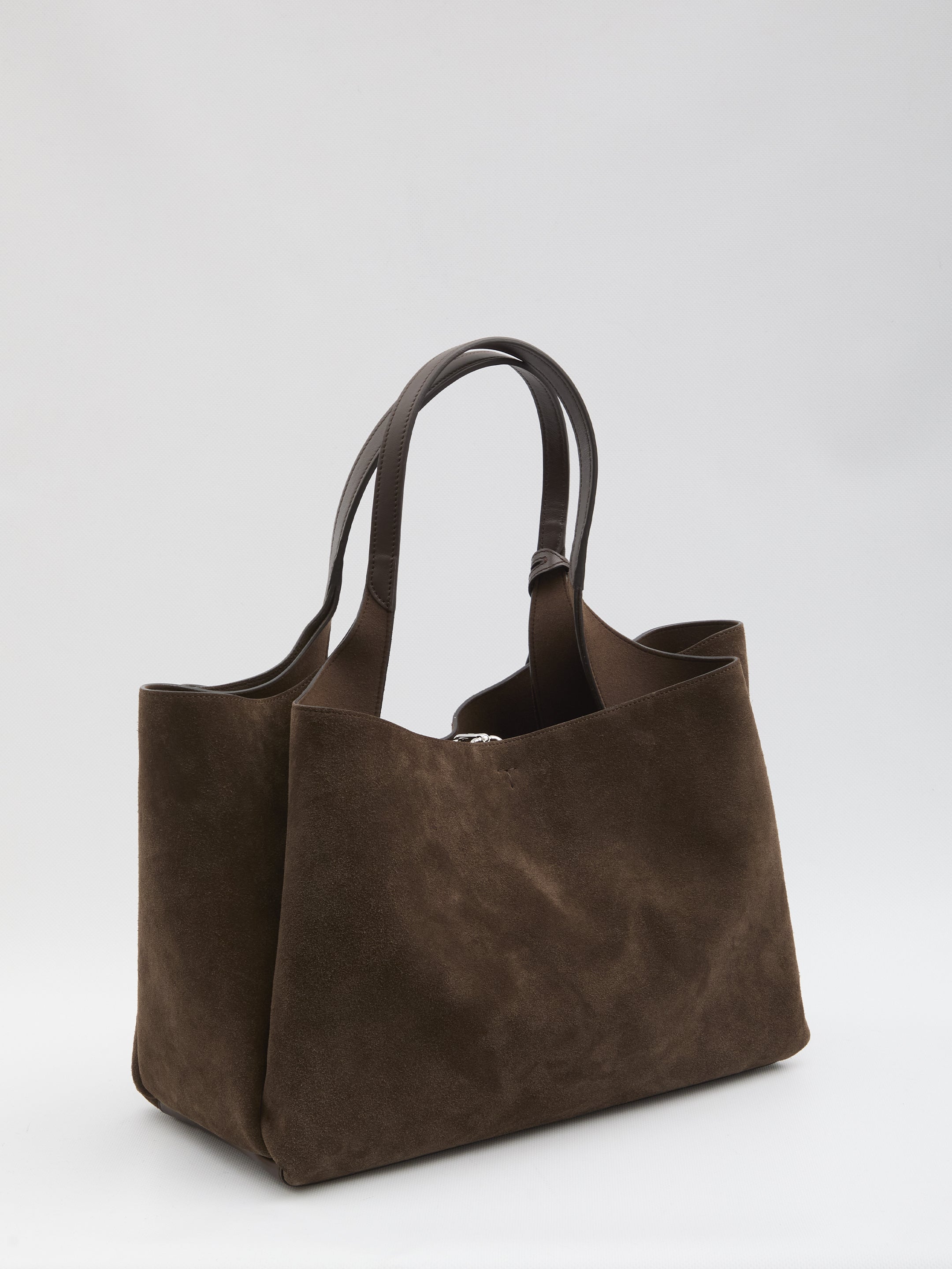 TOD'S Spacious Leather Handbag with Double Handles