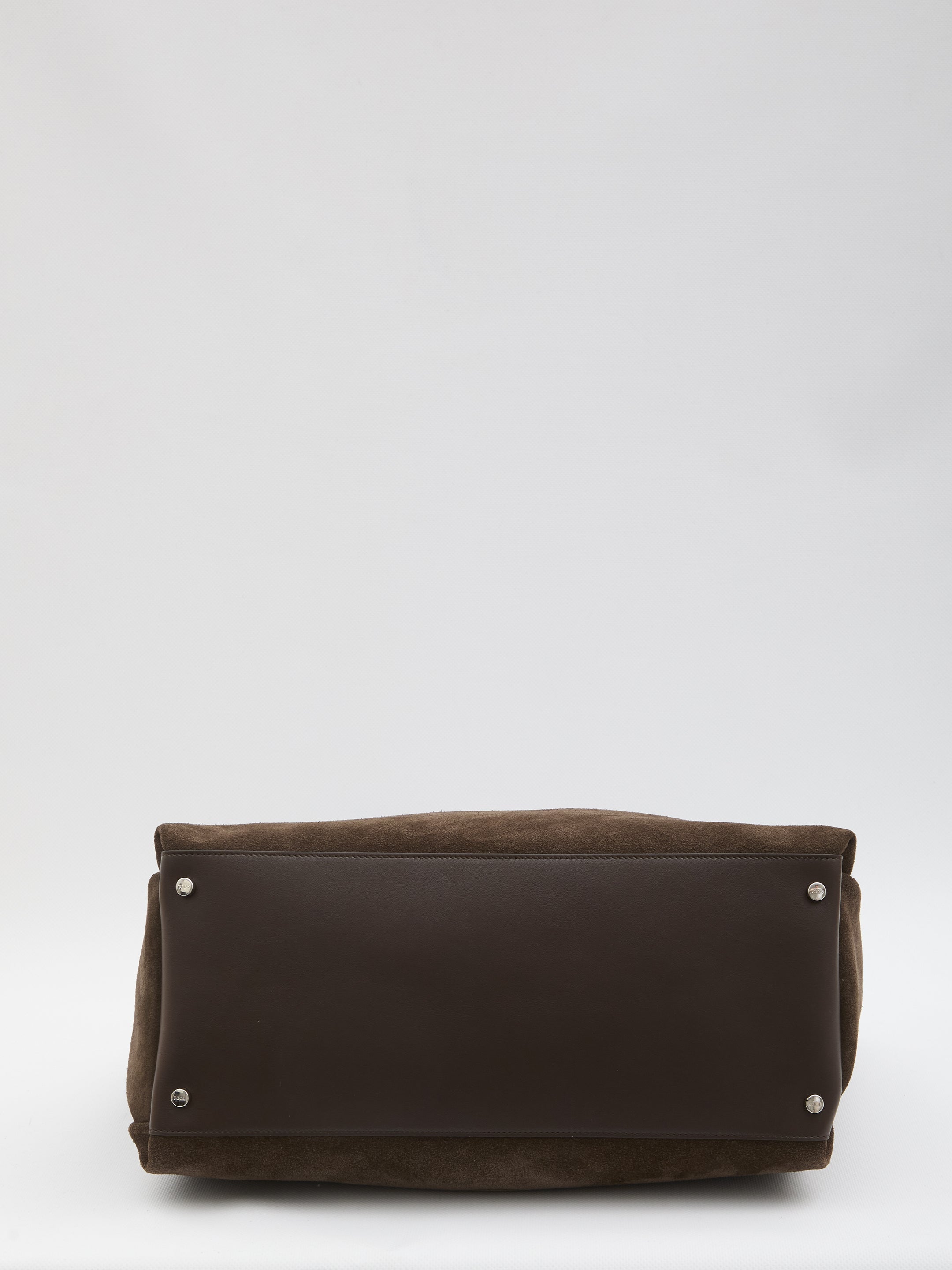 TOD'S Spacious Leather Handbag with Double Handles