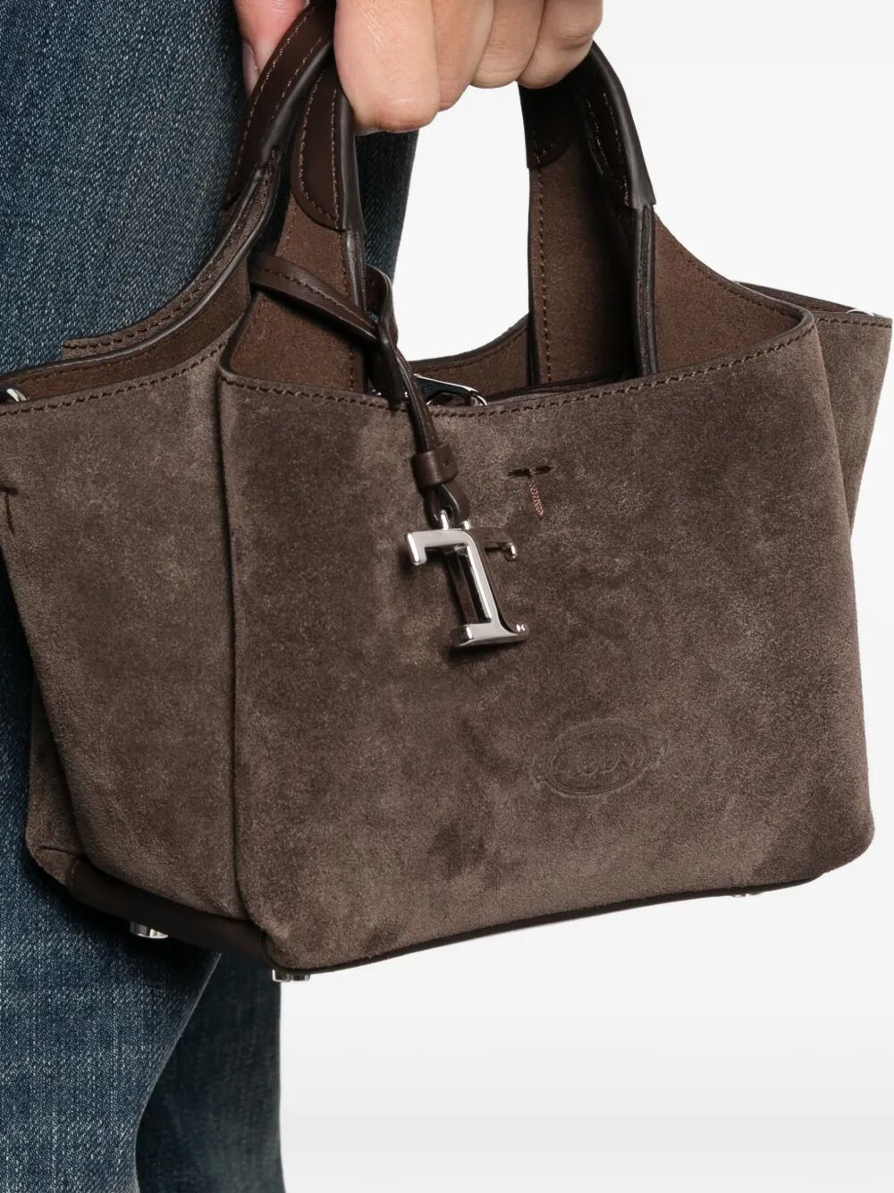 TOD'S Mini Suede Handbag - FW25 Collection