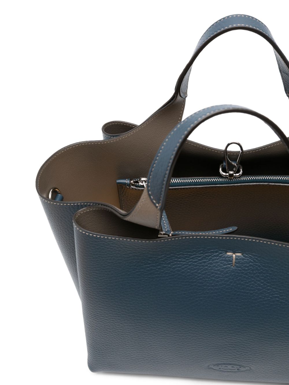 TOD'S Mini Leather Shopping Handbag