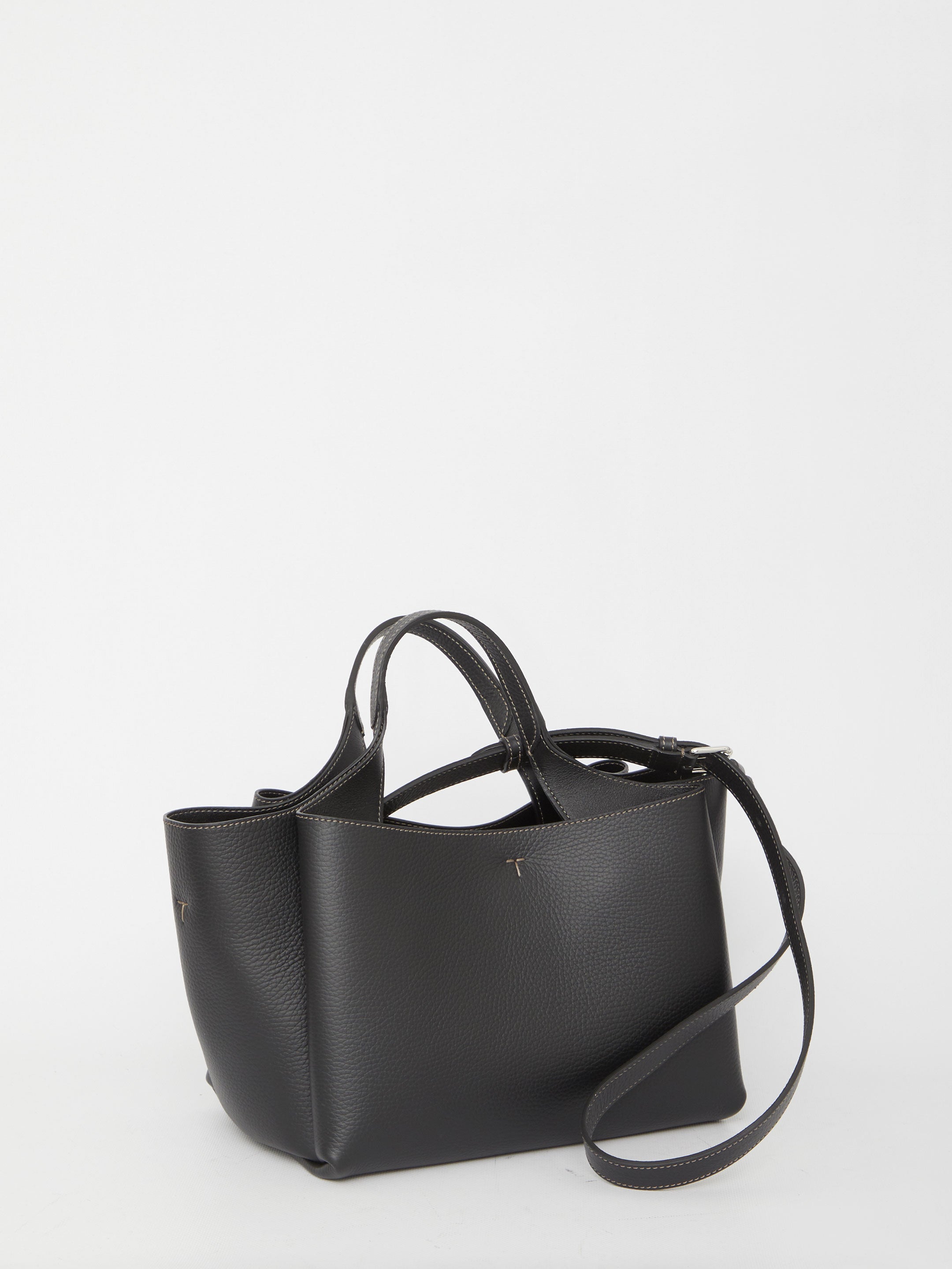 TOD'S Mini Leather Shopping Handbag