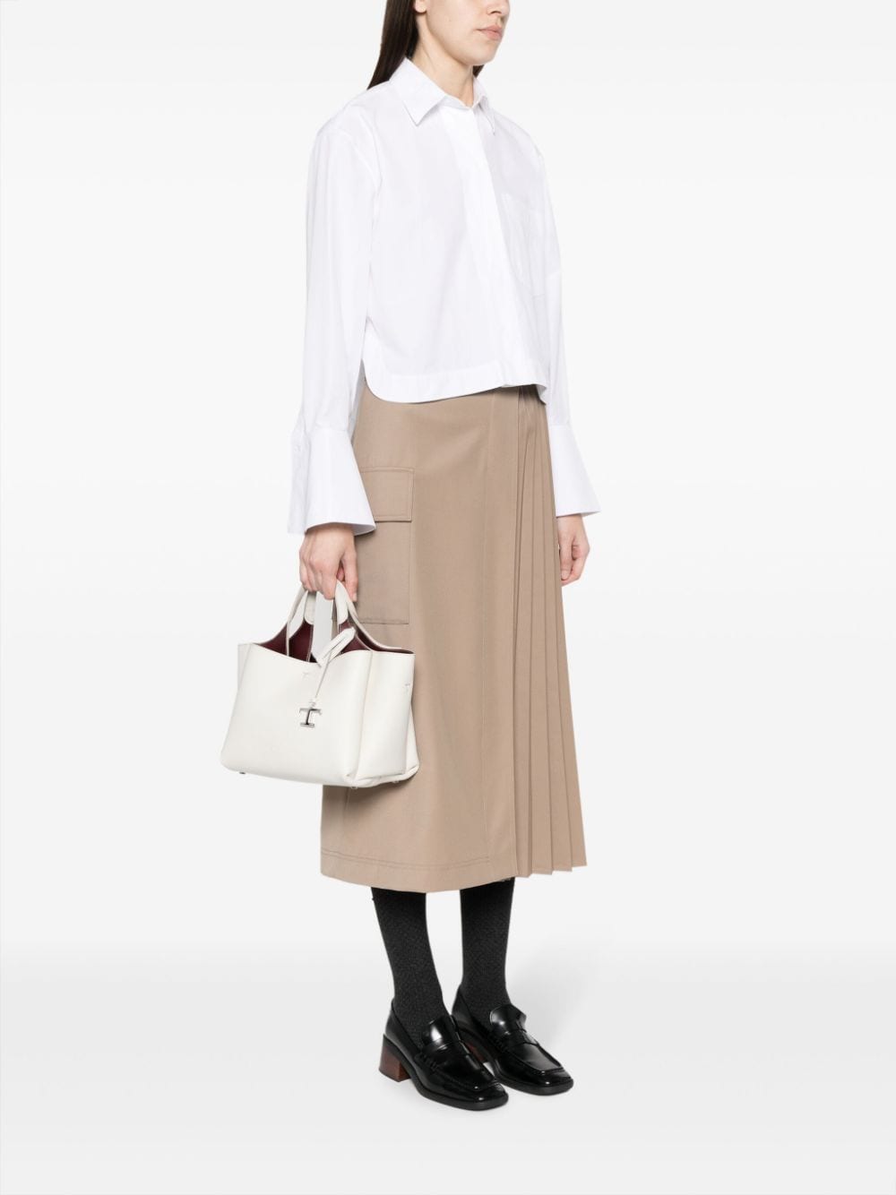 TOD'S Mini Leather Tote Handbag