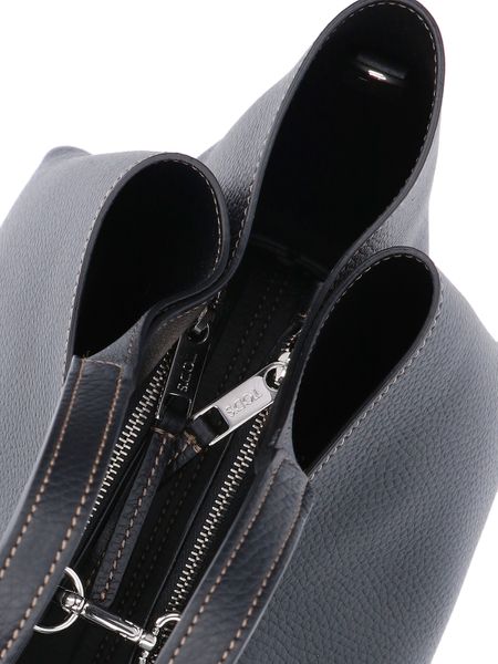 TOD'S Mini Handbag 29x19.5x18cm with Embossed Logo and Timeless Charm