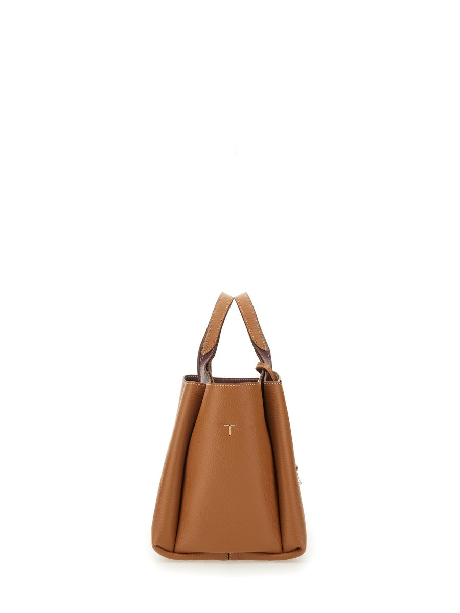 TOD'S Mini Leather Shopping Handbag