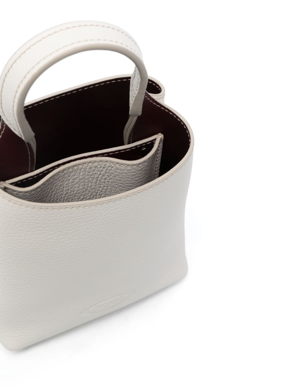 TOD'S Mini Leather Micro Bucket Handbag