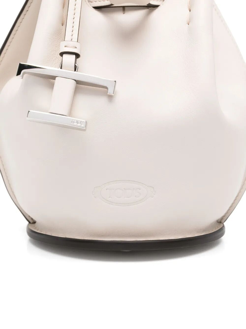 TOD'S Chic Logo-Charm Mini Bucket Handbag