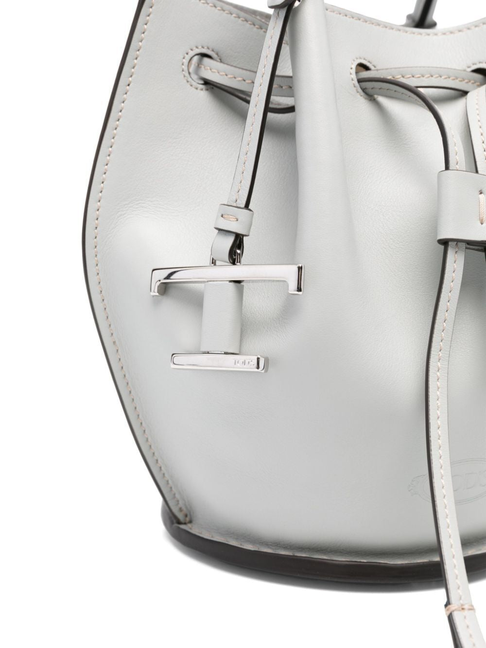 TOD'S Chic Mini Bucket Handbag with Logo Charm