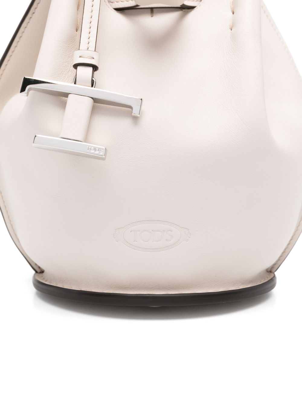 TOD'S Mini Leather Bucket Handbag with Adjustable Strap