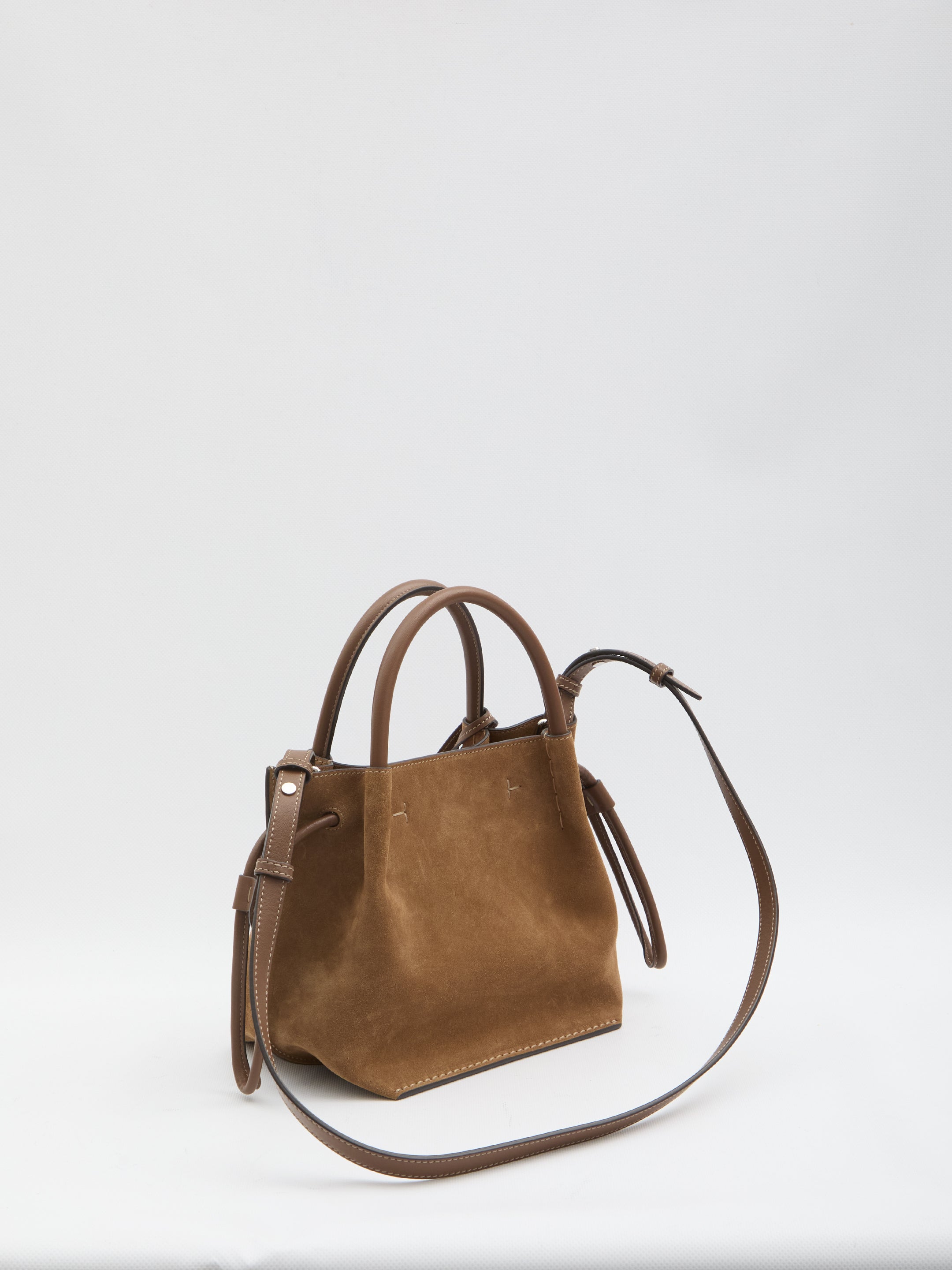 TOD'S Mini Bucket Handbag with Drawstring Closure