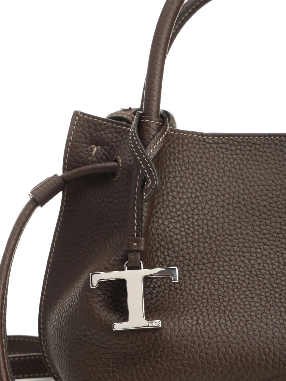 TOD'S Logo Charm Bucket Handbag