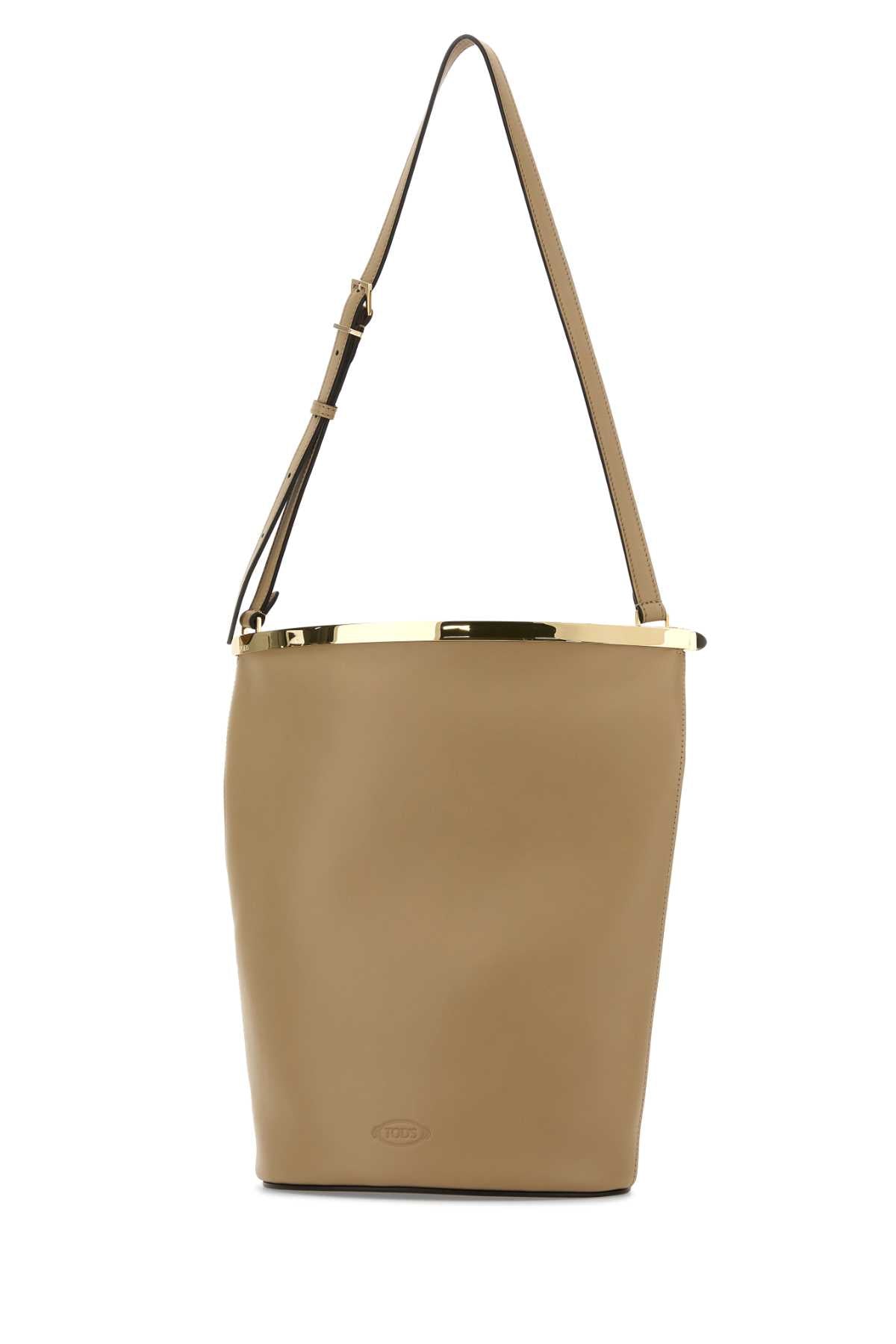 TOD'S Mini Leather Bucket Handbag