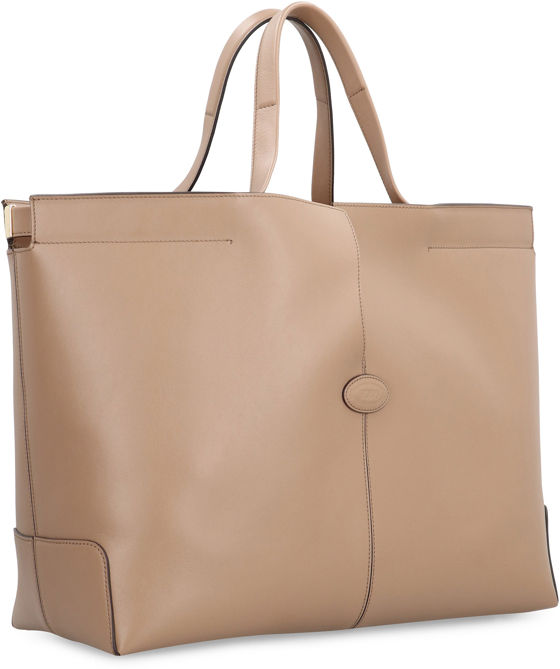 TOD'S Folio Leather Tote Handbag - 37 cm x 30 cm x 16 cm