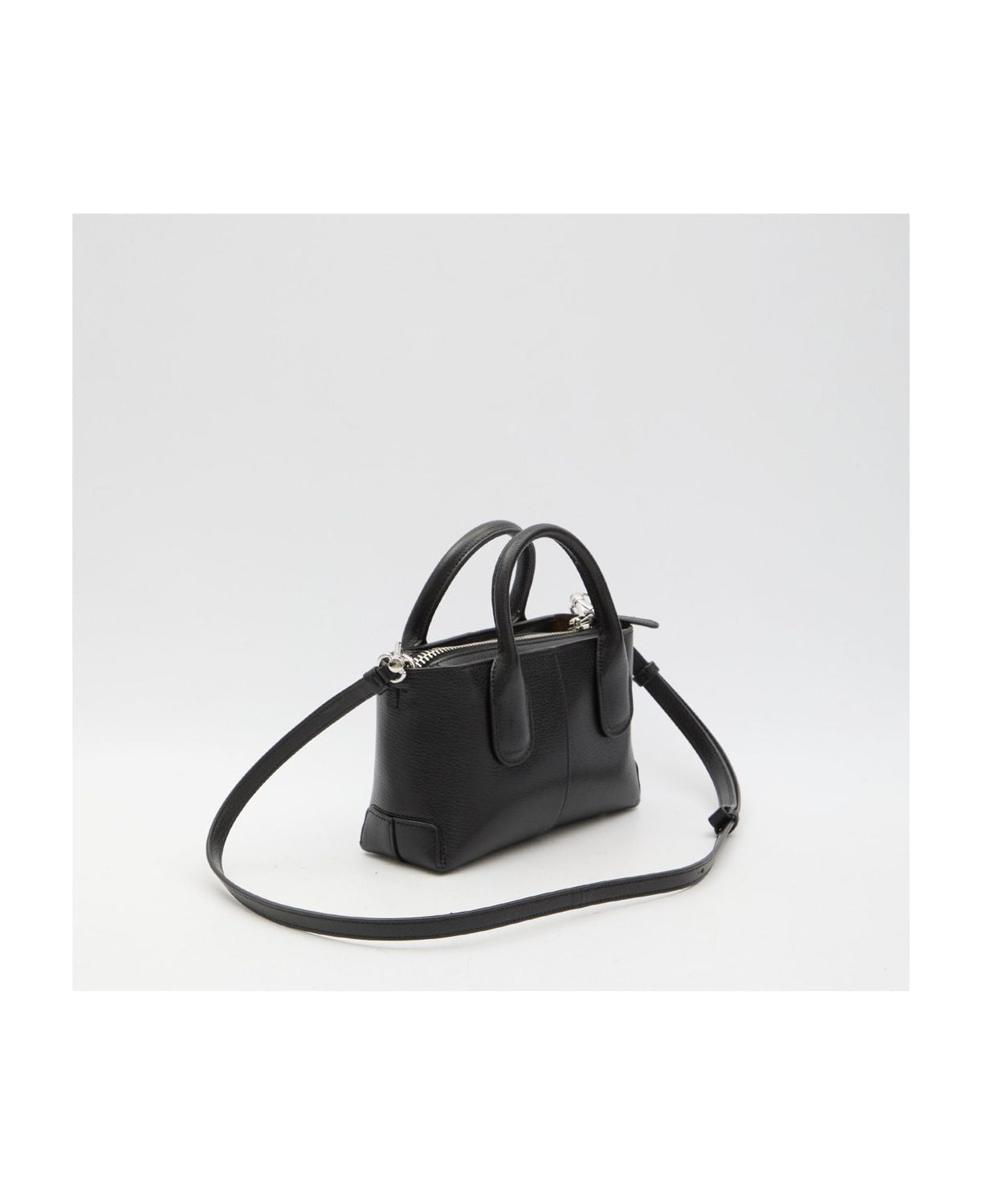 TOD'S Mini Leather Handbag with Shoulder Strap