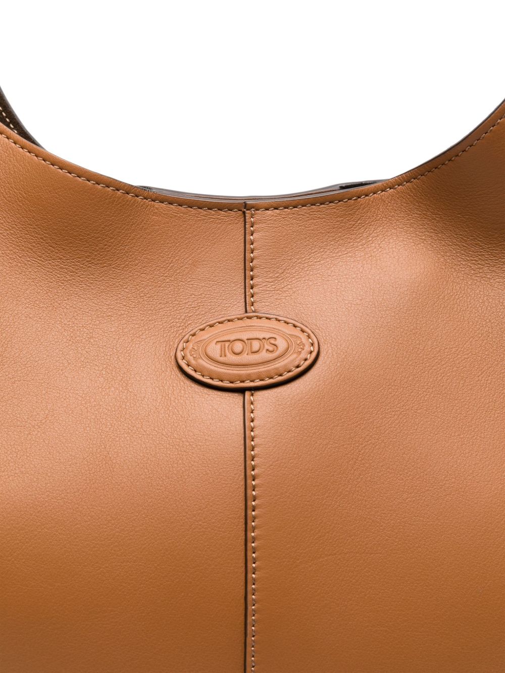 TOD'S Medium Leather Hobo Handbag with Magnetic Fastening