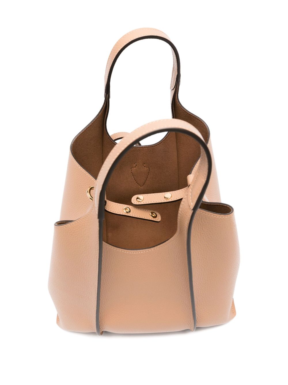 TOD'S 100% Leather Handbag with T-Buckle Fastening and Detachable Strap